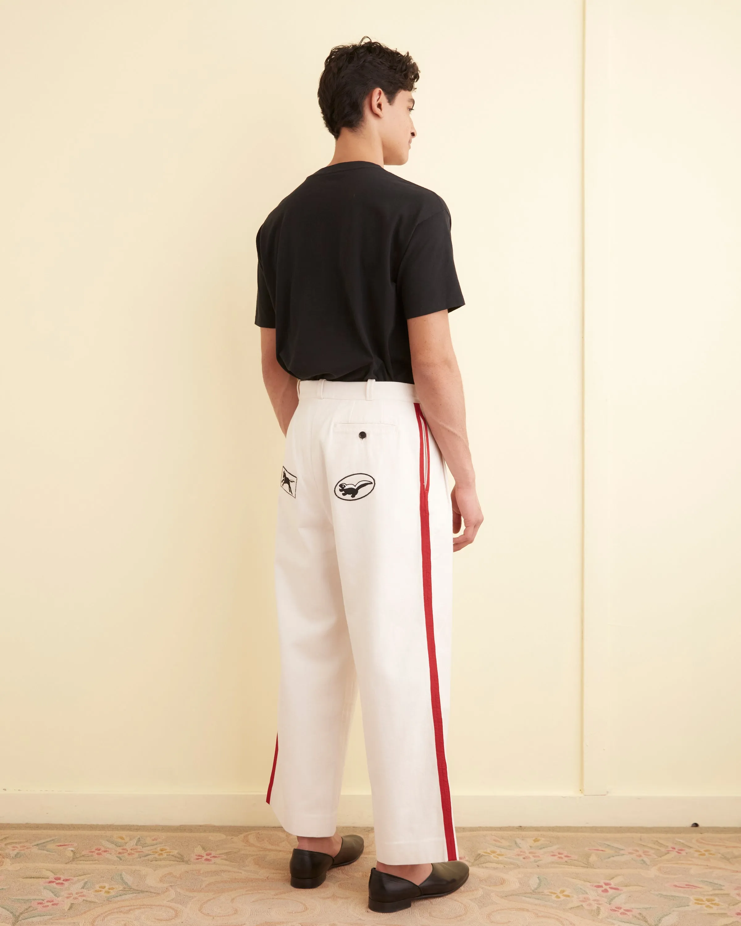Skunk Tail Patch Trousers sold by BODE product image thumbnail 3