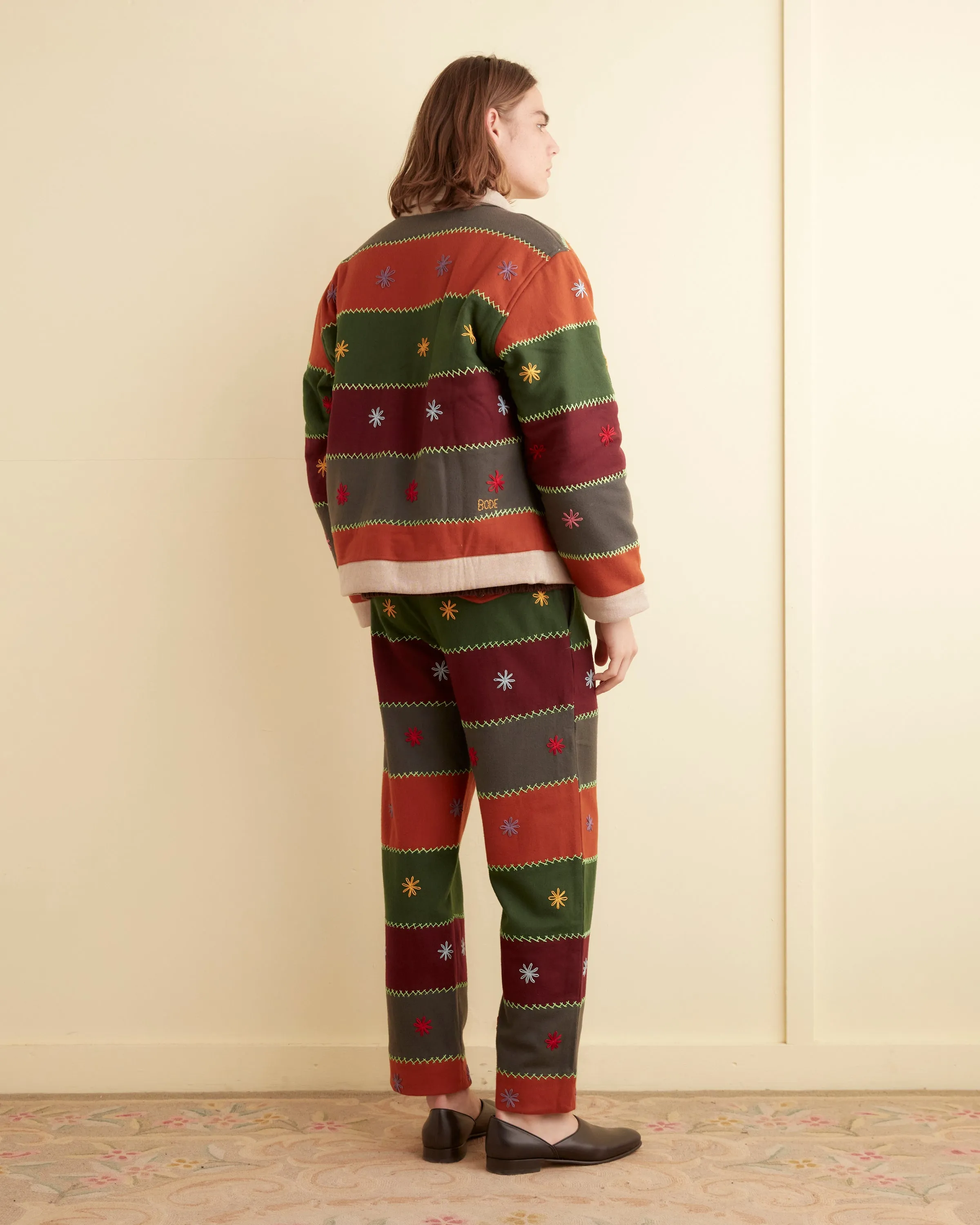 Embroidered Autumn Quilt Trousers sold by BODE product image thumbnail 3