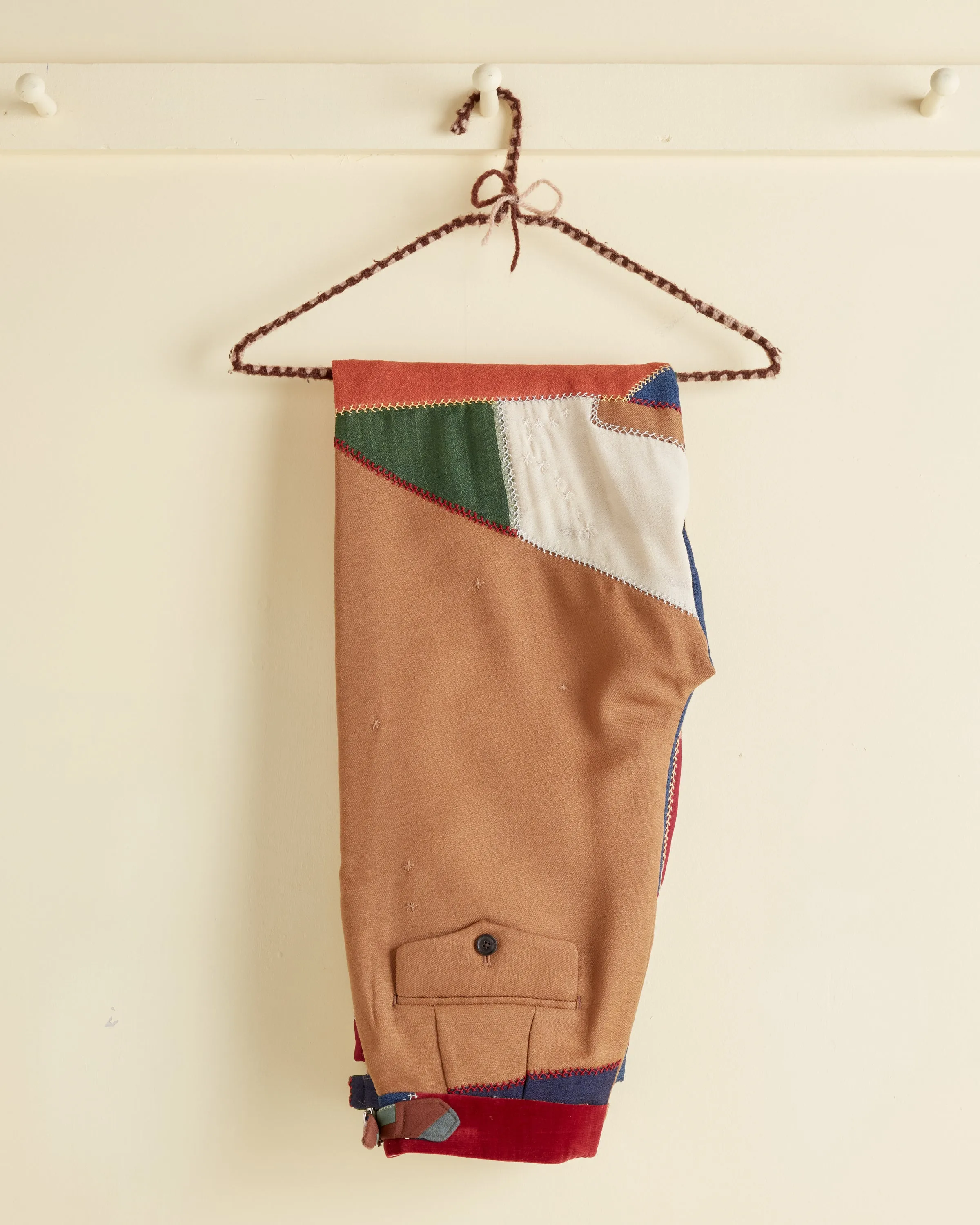 Feather Stitch Quilt Trousers - 30 sold by BODE product image thumbnail 2