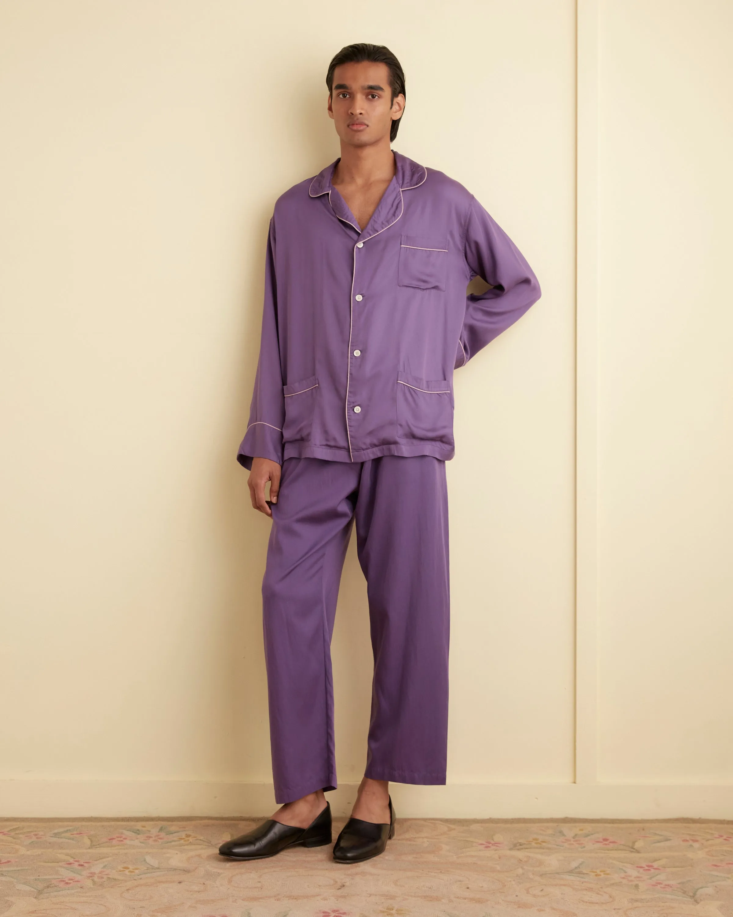 Amethyst Pajama Pants sold by BODE