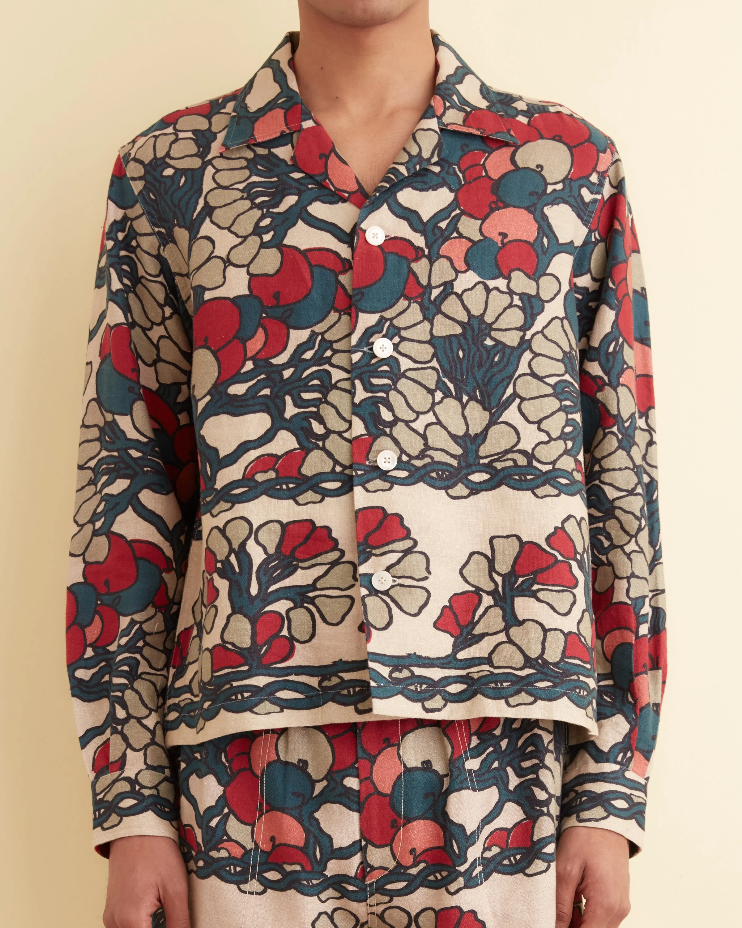 Garden Lattice Long Sleeve Shirt sold by BODE product image thumbnail 2