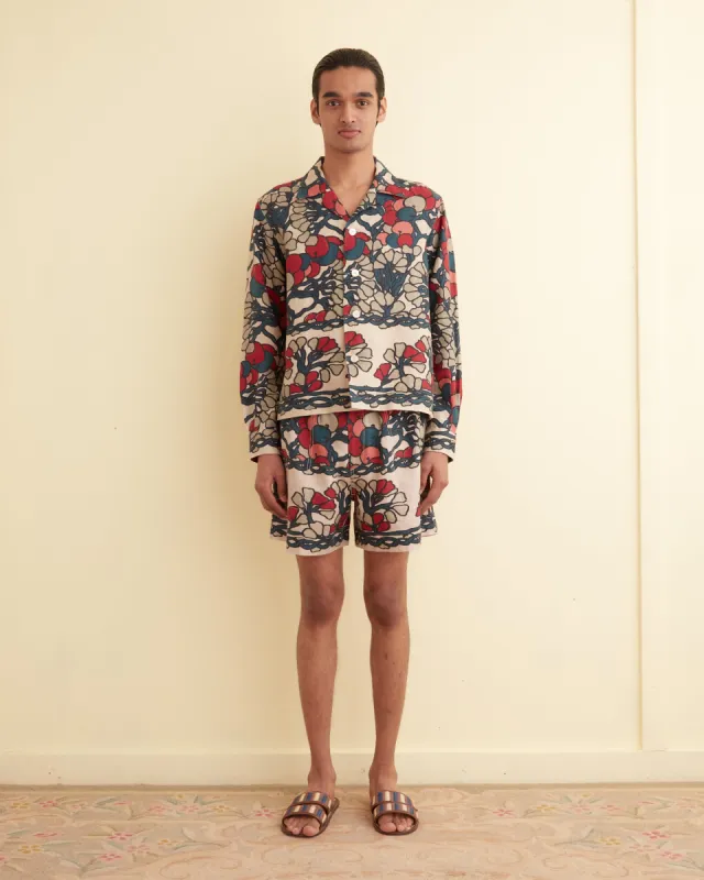 Garden Lattice Long Sleeve Shirt sold by BODE