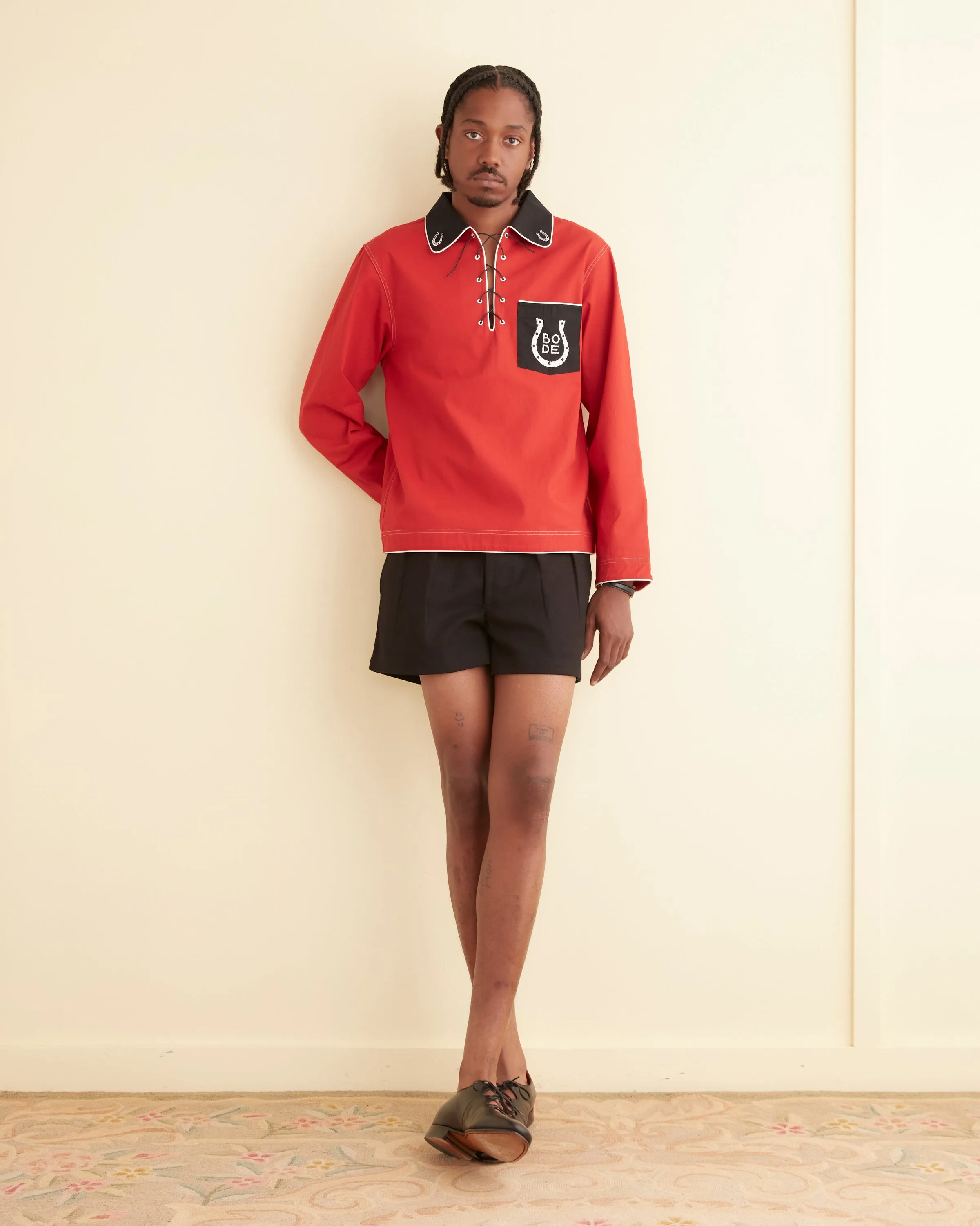 Lucky Horseshoe Pullover sold by BODE