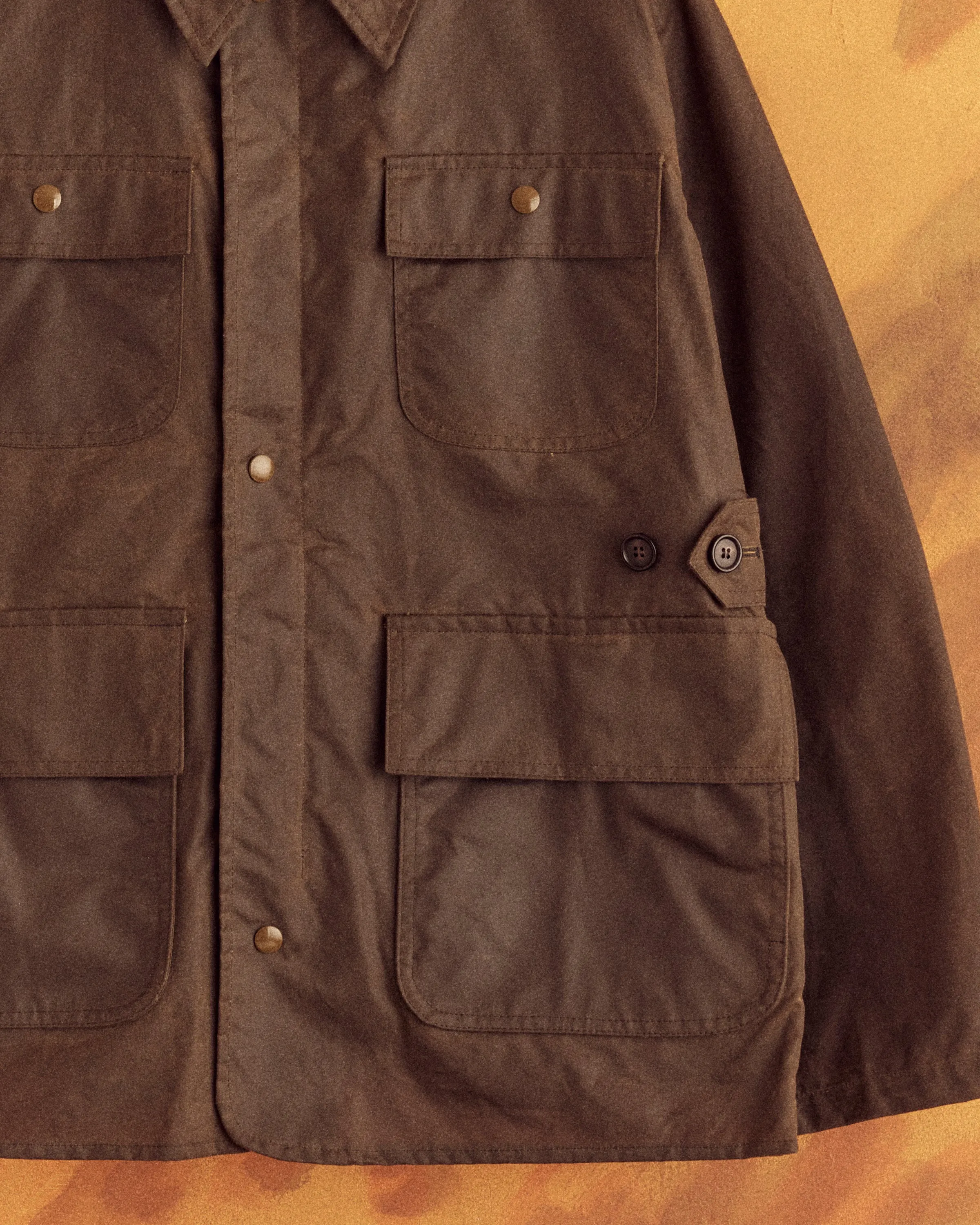 Waxed Hunting Jacket - Brown sold by BODE product image thumbnail 3