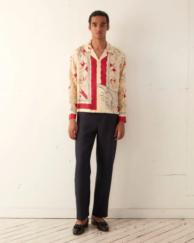 Florida Map Long Sleeve Shirt sold by BODE