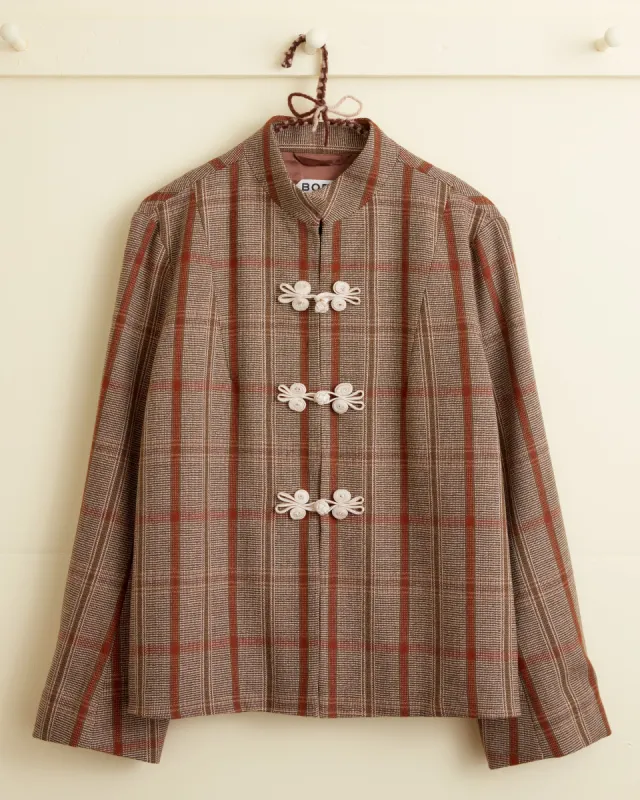 Belvoir Plaid Jacket - S sold by BODE