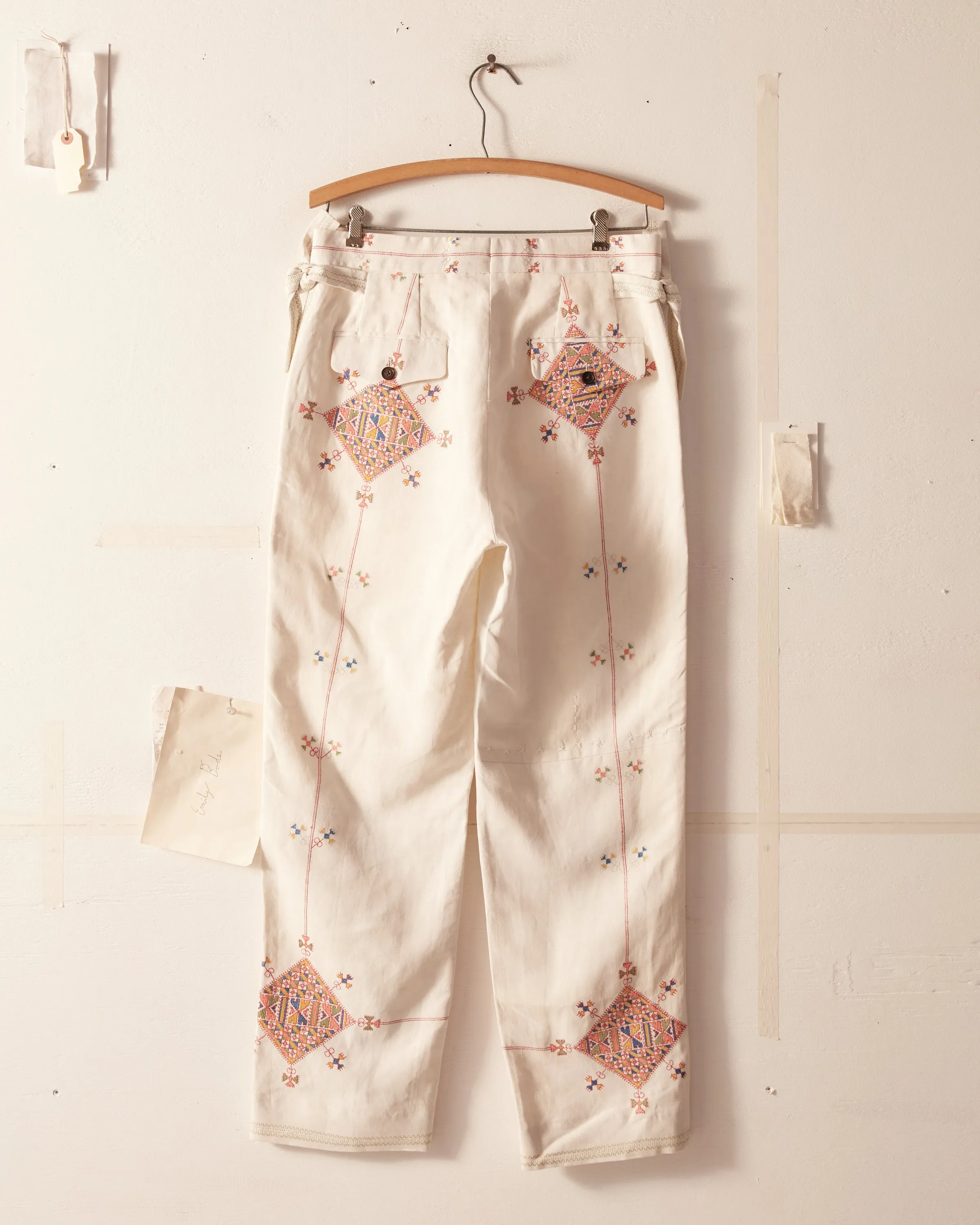Azrou Linen Trousers - 30 sold by BODE product image thumbnail 4