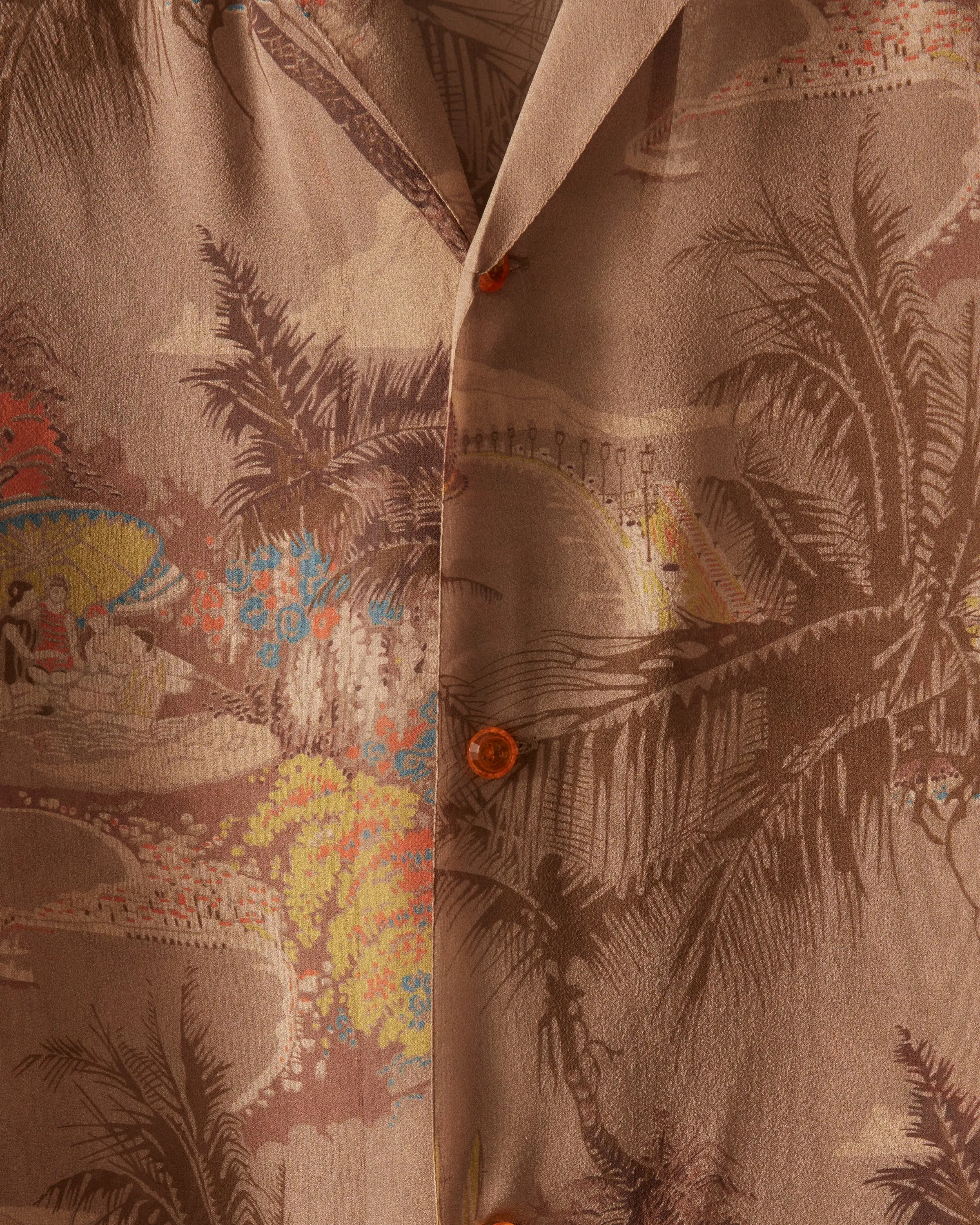 Riviera Print Long Sleeve Shirt sold by BODE product image thumbnail 3
