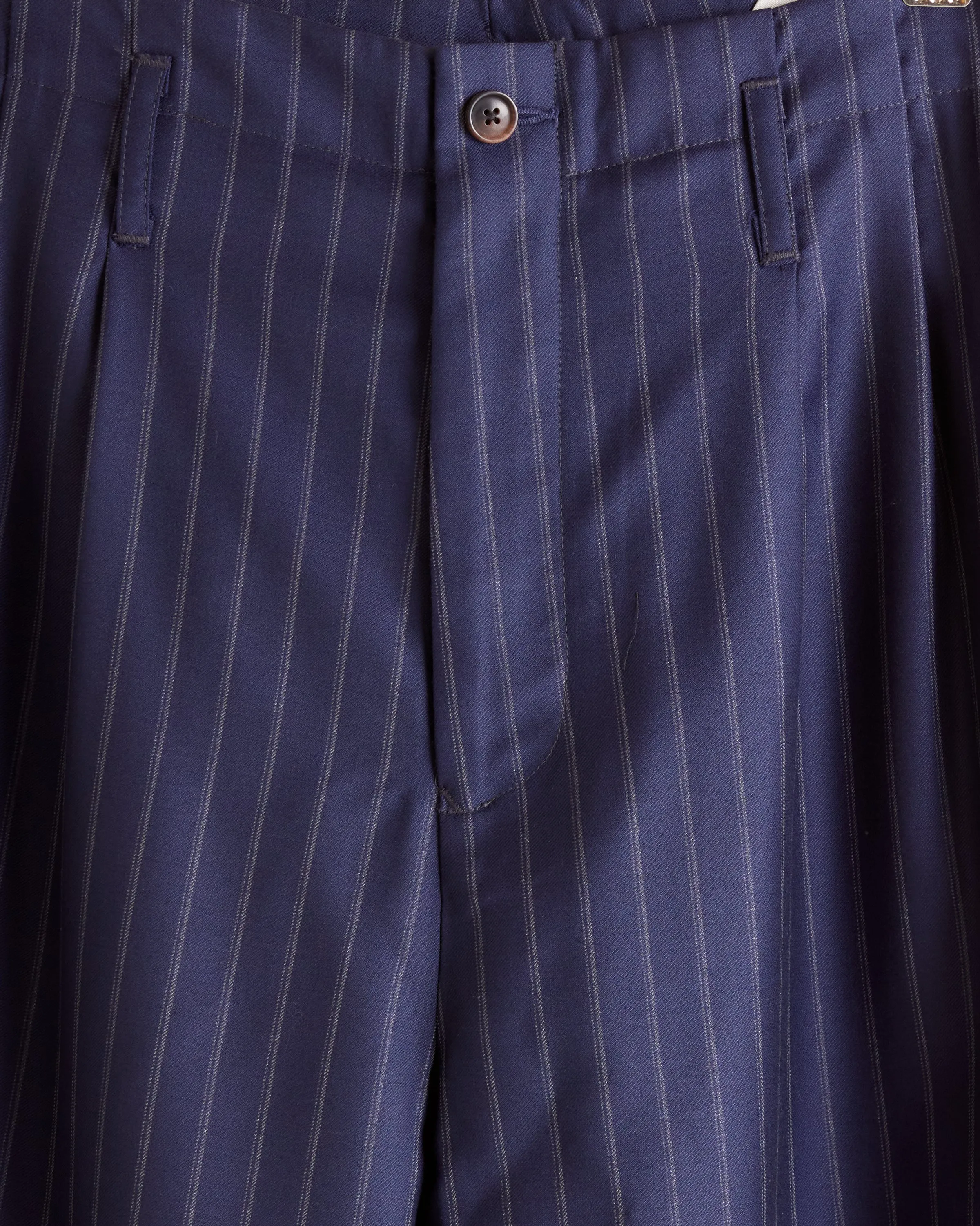 Blue Pinstripe Trousers - 29 sold by BODE product image thumbnail 3