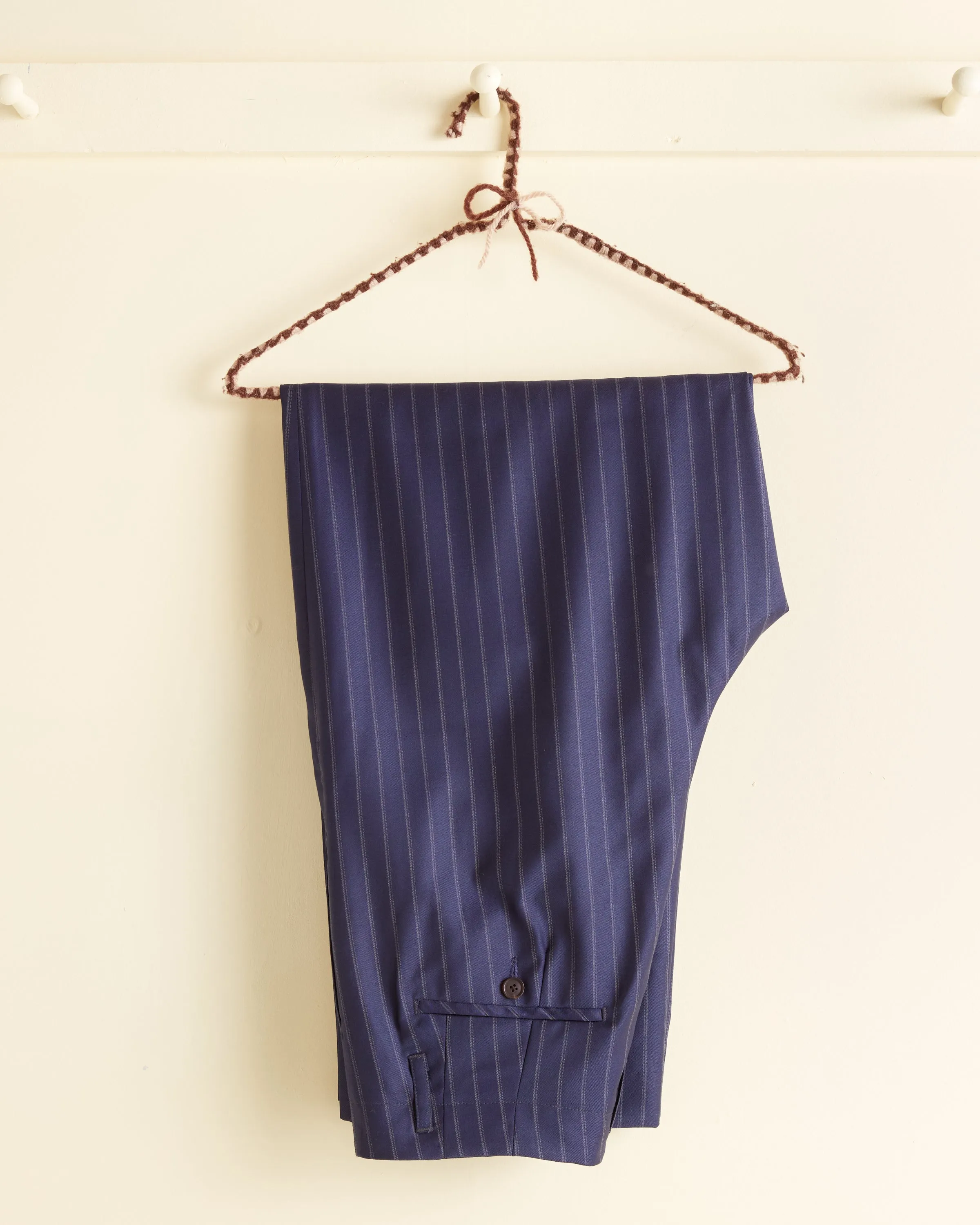 Blue Pinstripe Trousers - 29 sold by BODE product image thumbnail 2