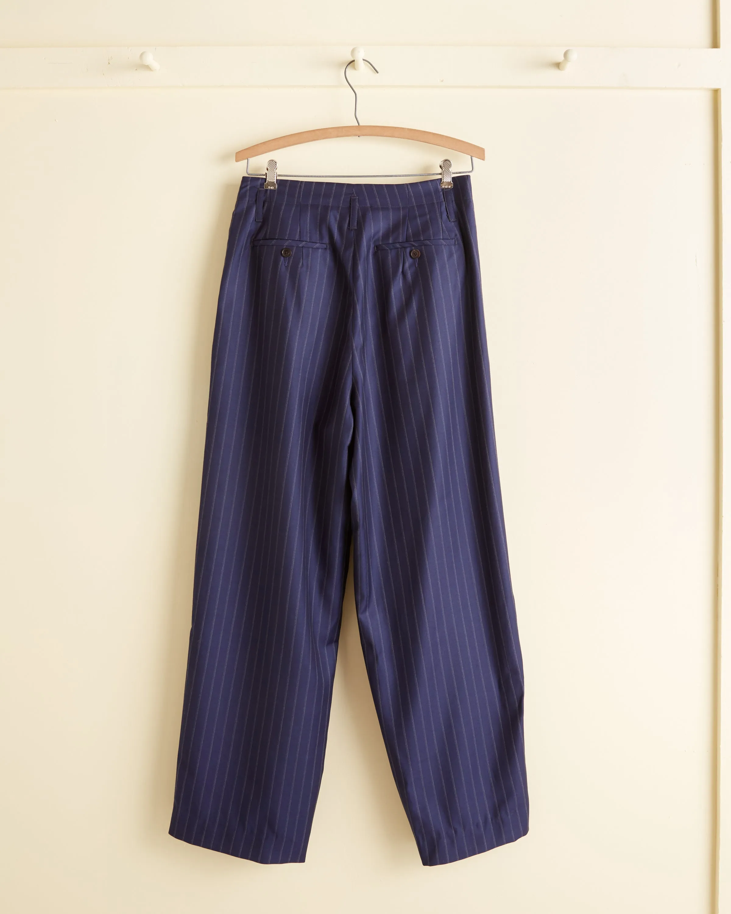 Blue Pinstripe Trousers - 29 sold by BODE product image thumbnail 4