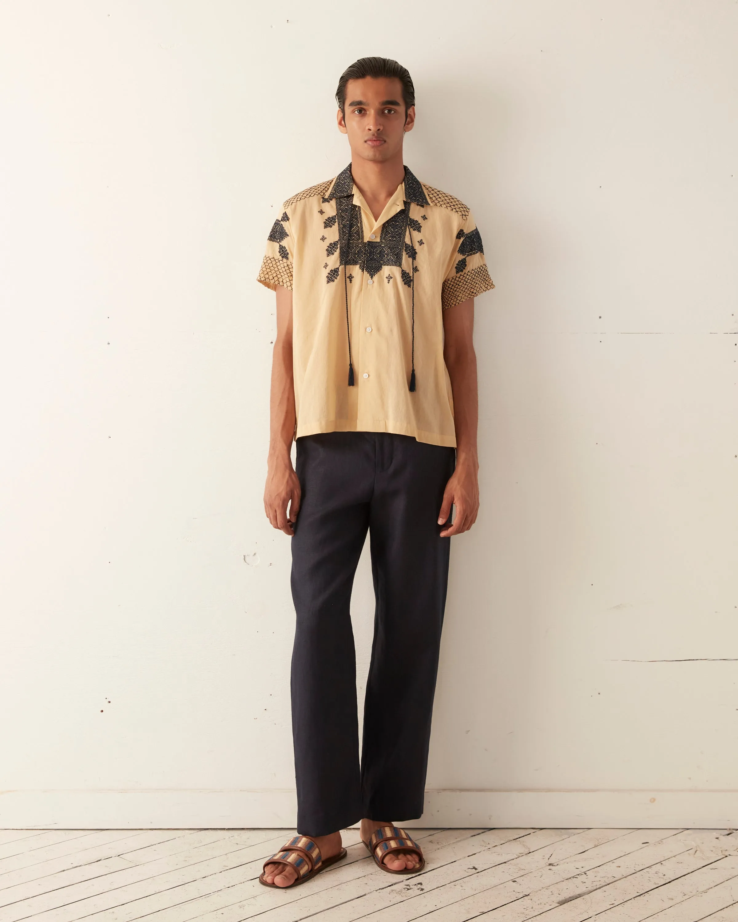 Eastern Mosaic Short Sleeve Shirt sold by BODE