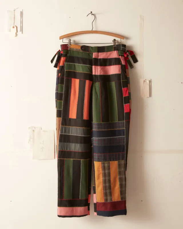 5-Bar Quilt Trousers sold by BODE