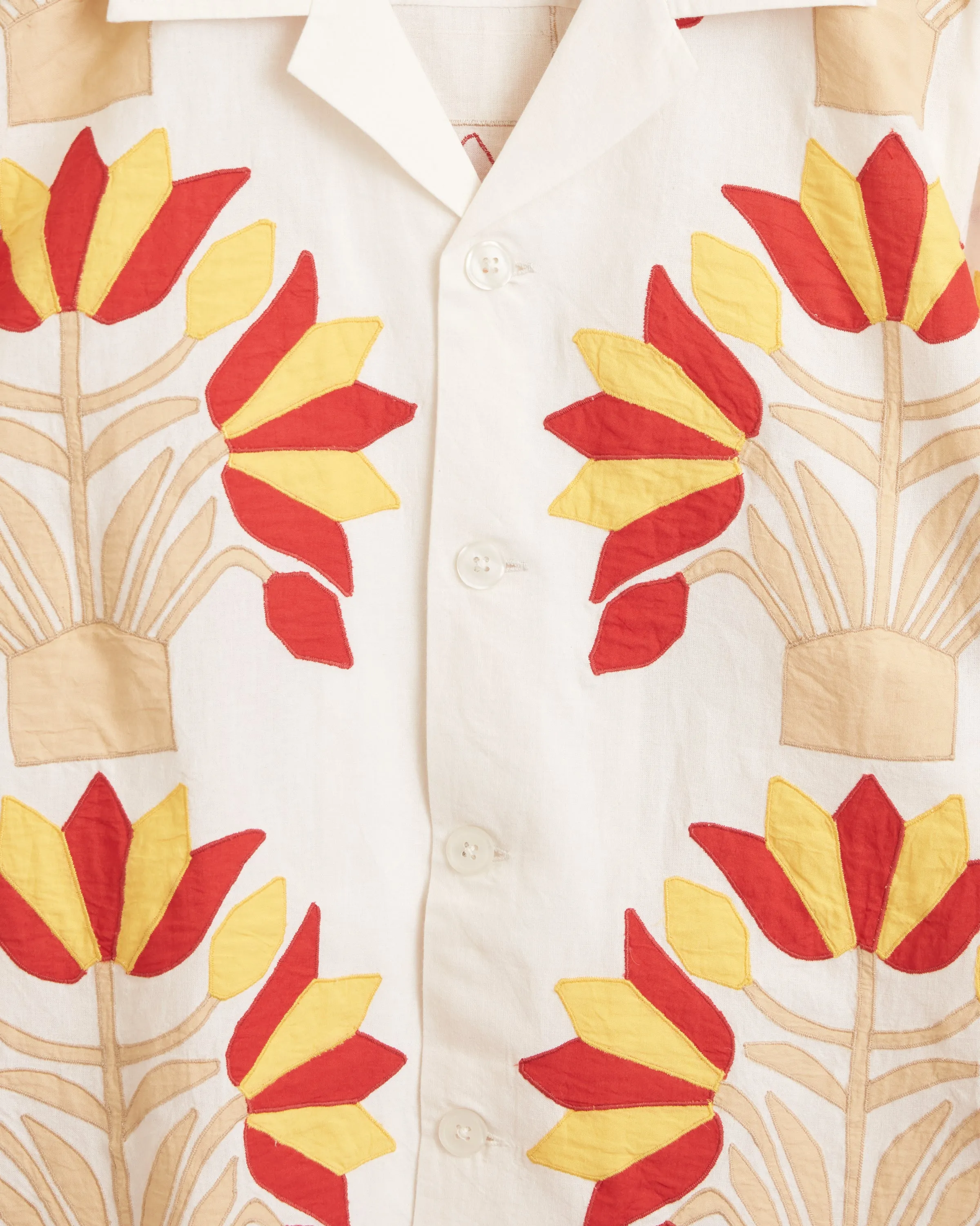 Foliage Appliqué Long Sleeve Shirt sold by BODE product image thumbnail 2