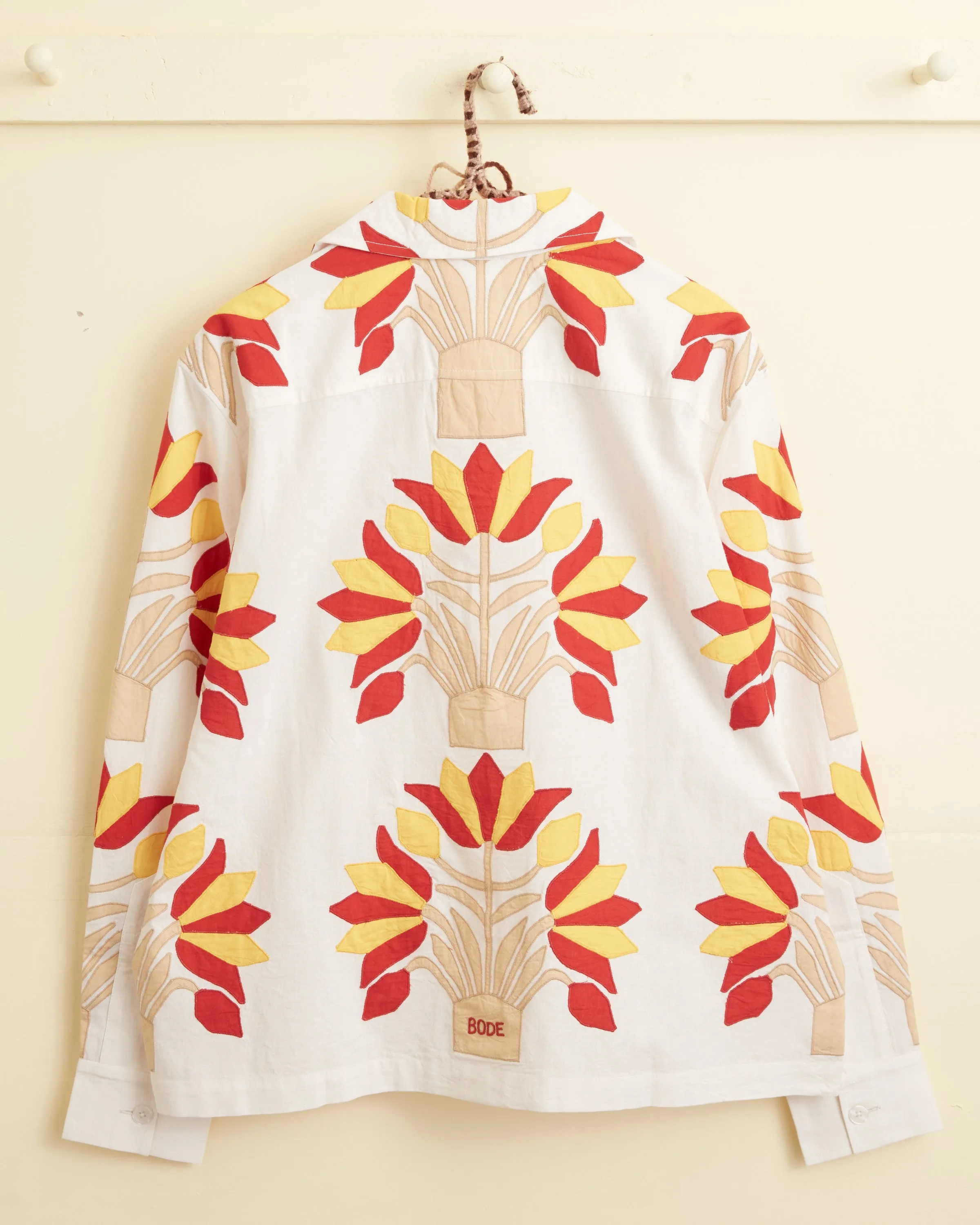 Foliage Appliqué Long Sleeve Shirt sold by BODE product image thumbnail 3