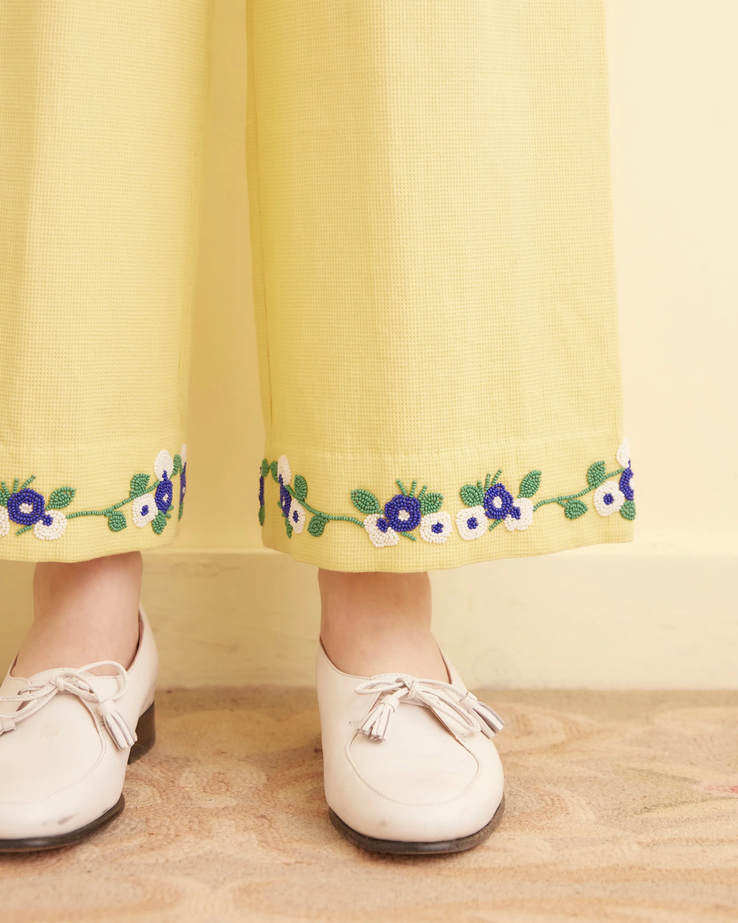 Beaded Chicory Pants sold by BODE product image thumbnail 2