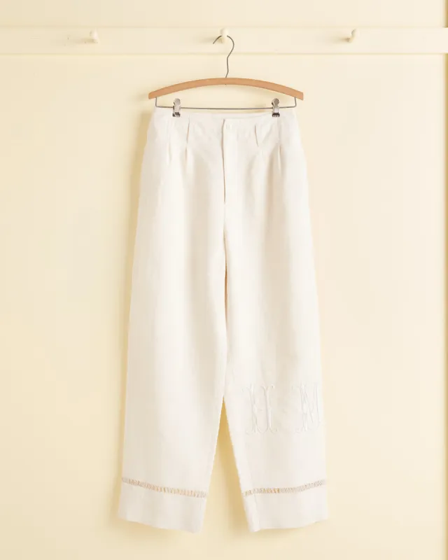 H.M. Monogrammed Trousers - 27 sold by BODE