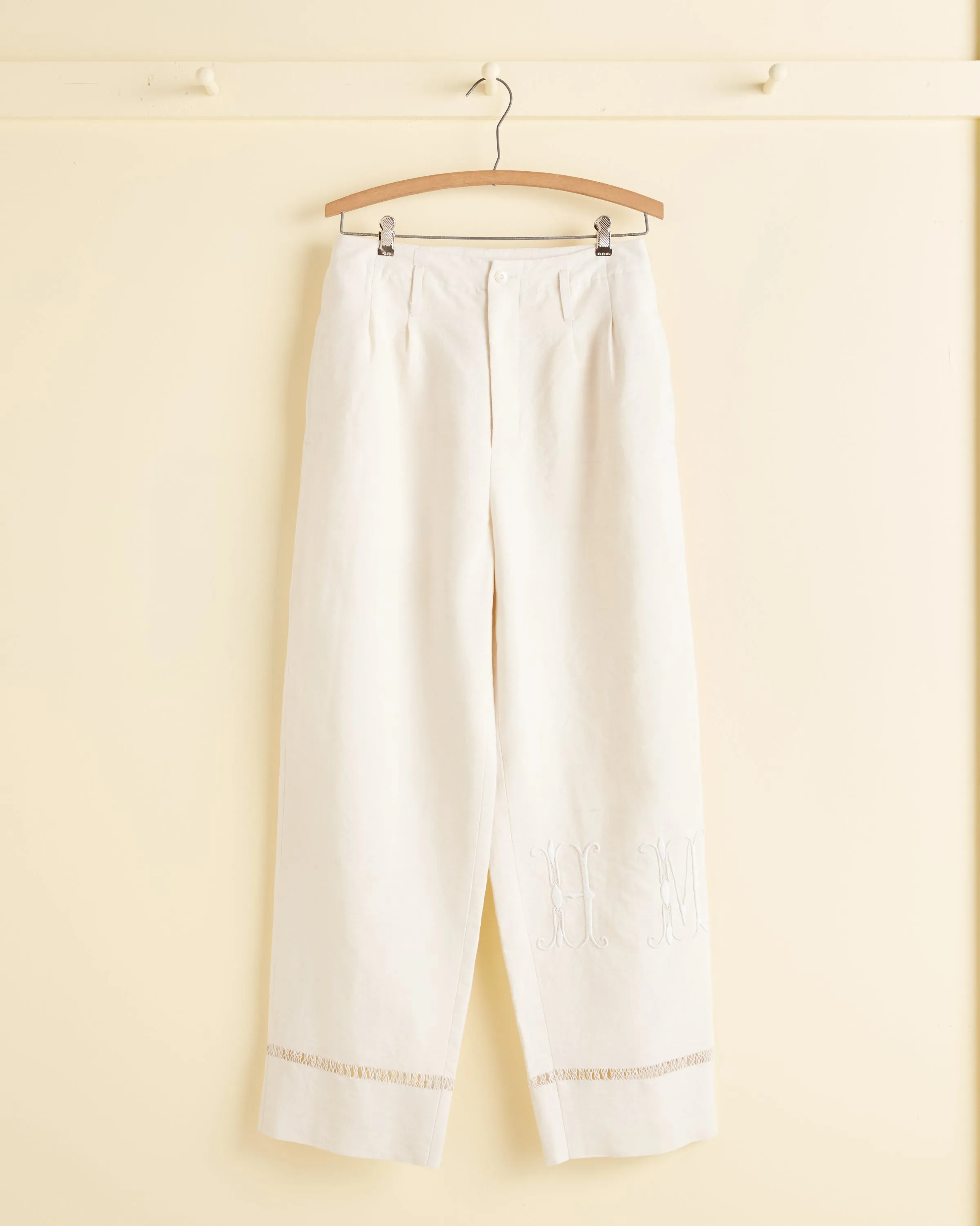 H.M. Monogrammed Trousers - 27 sold by BODE