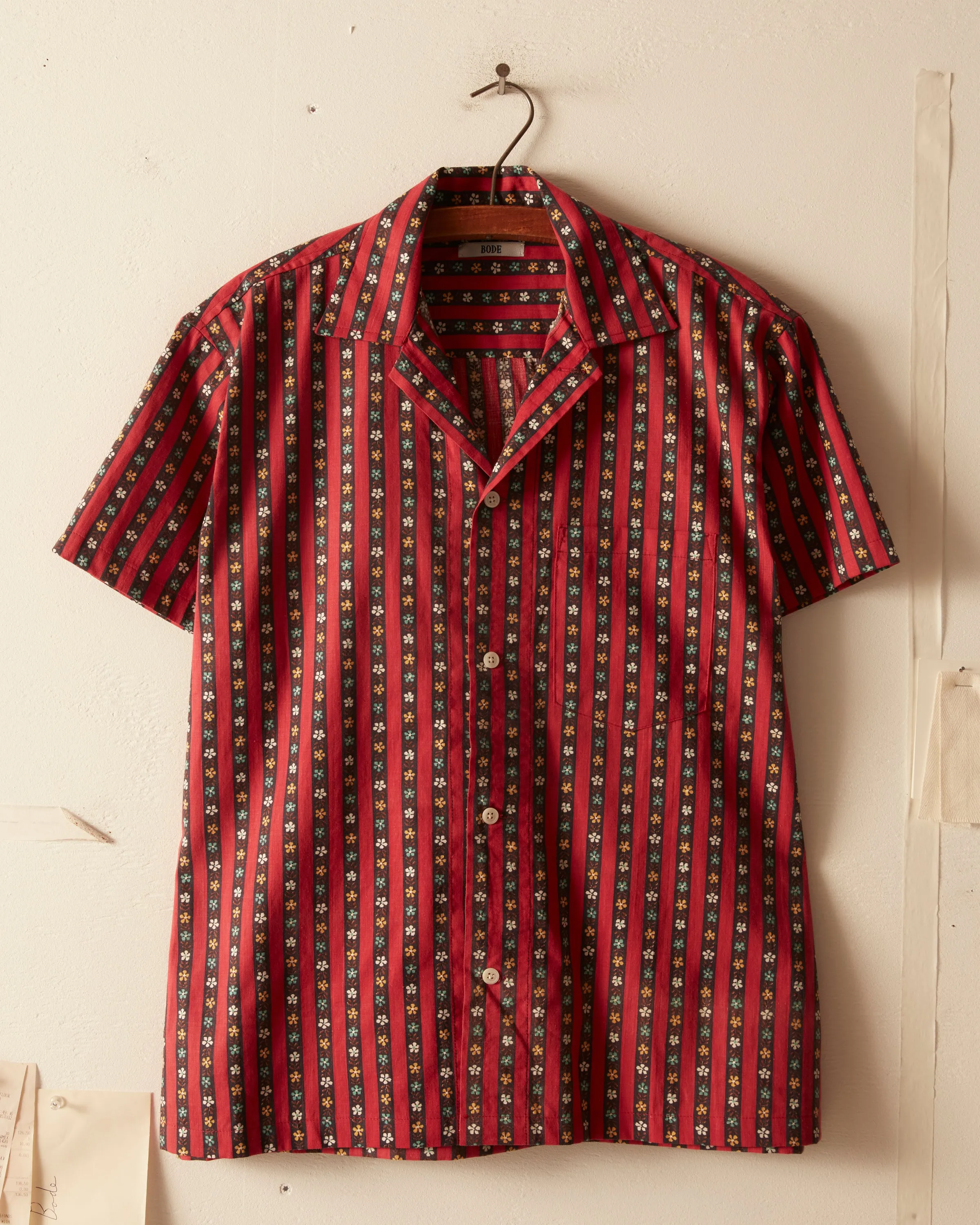 Flower Ribbon Short Sleeve Shirt - XS/S sold by BODE