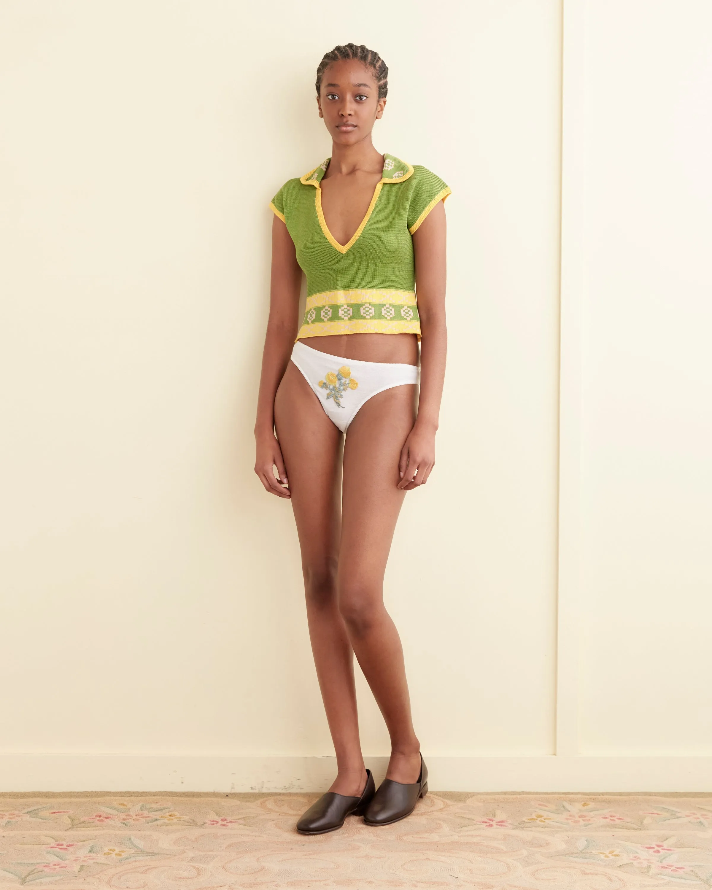 Wellfleet Jacquard Top sold by BODE
