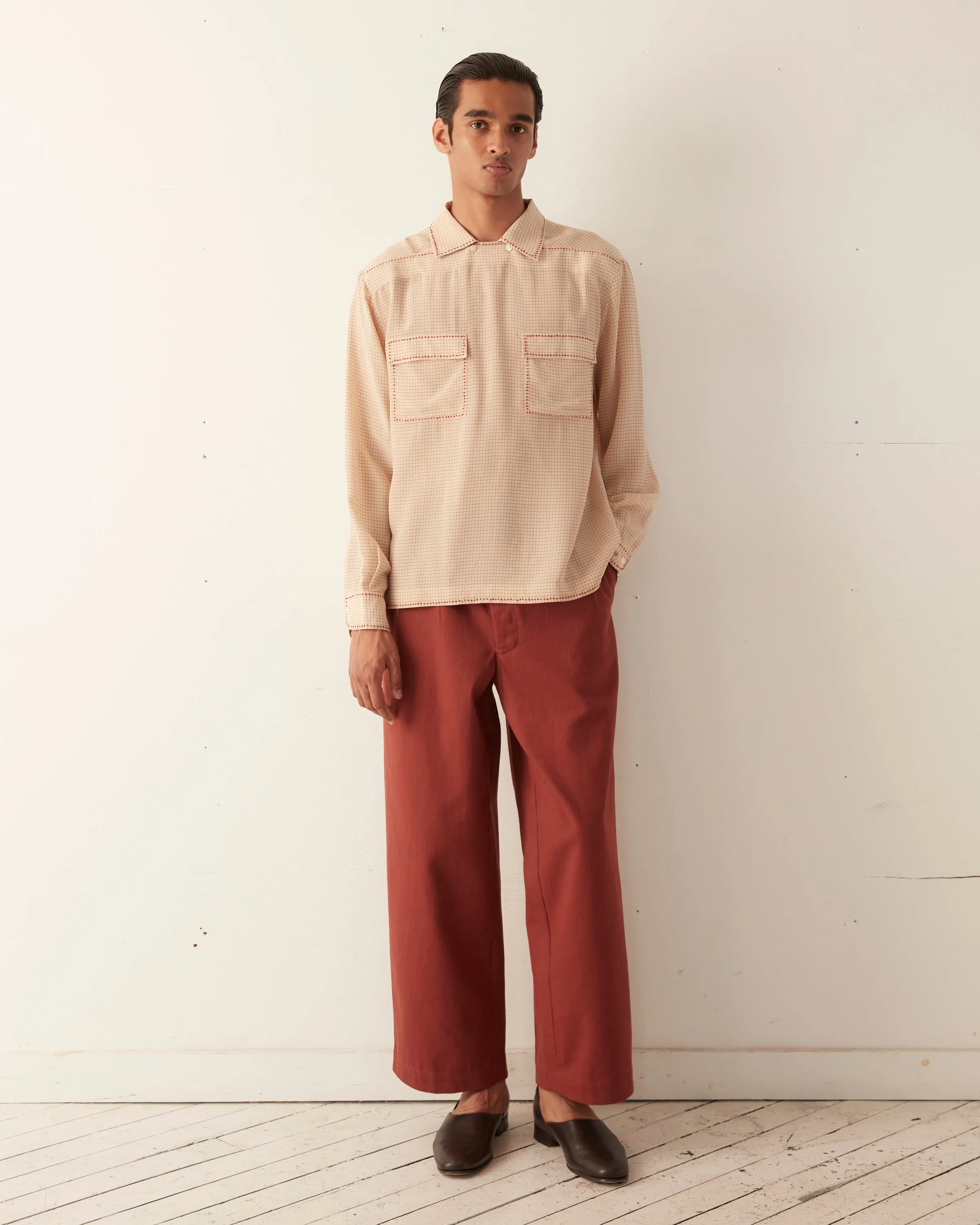 Knot Grid Pullover sold by BODE