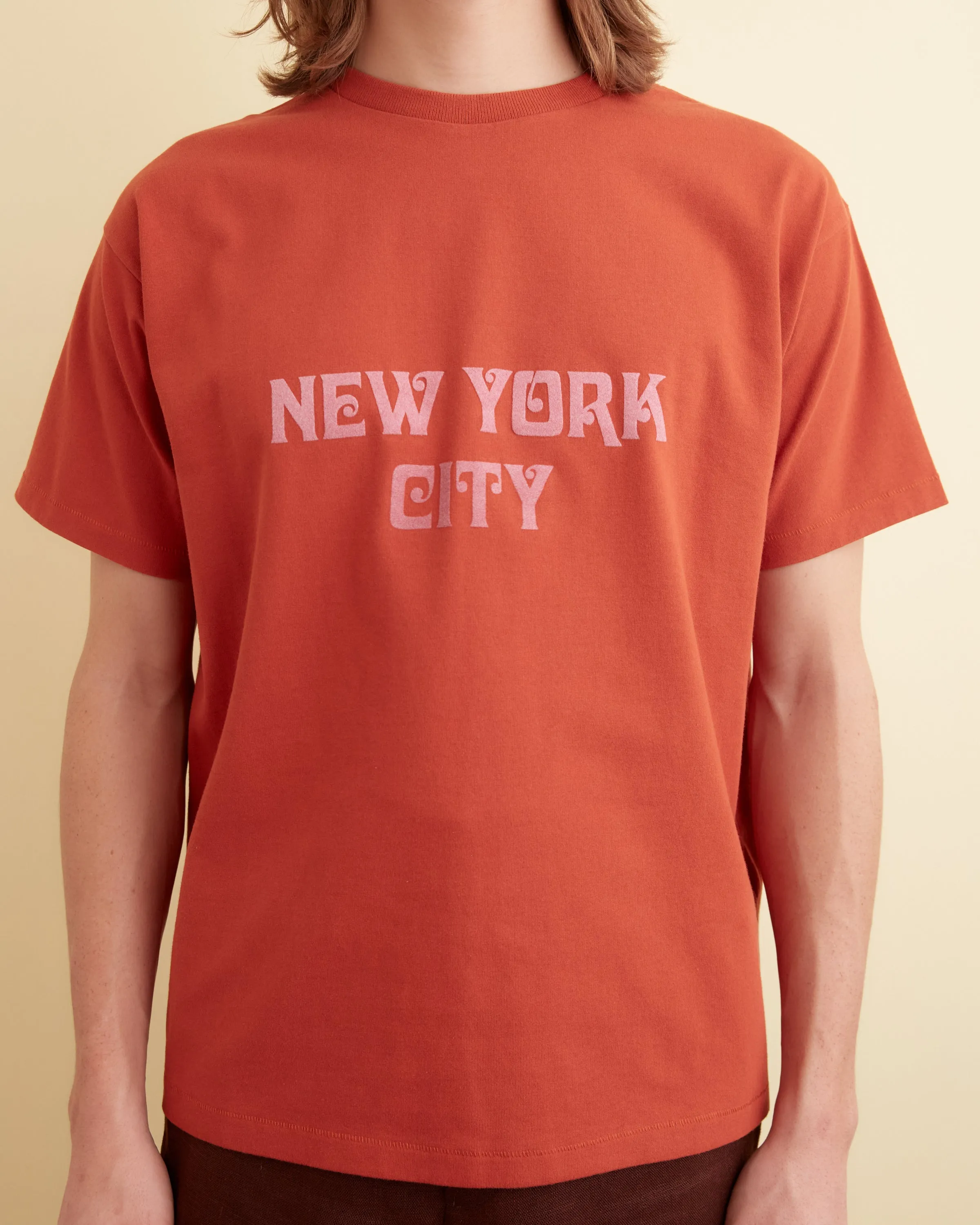 Flocked Nouveau Tee - Red sold by BODE product image thumbnail 2