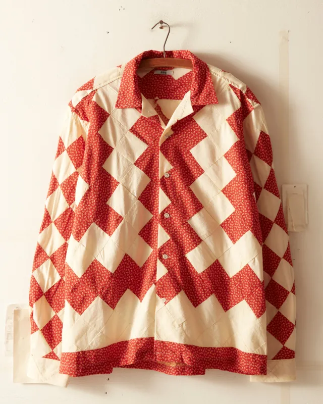 Flower Stairs Quilt Shirt - XL/XXL sold by BODE