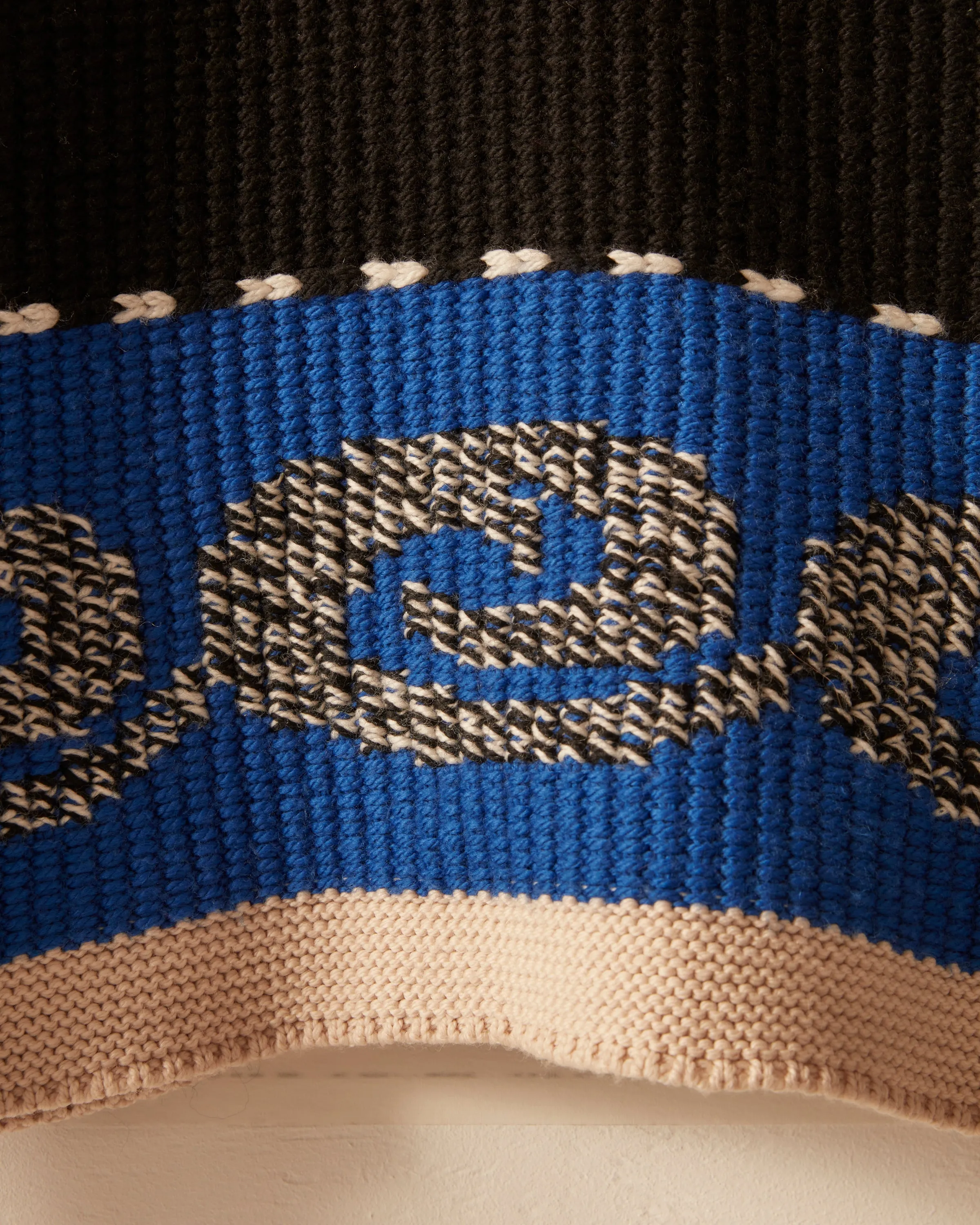 Cape Cod Cross Stitch Pullover - Black sold by BODE product image thumbnail 2