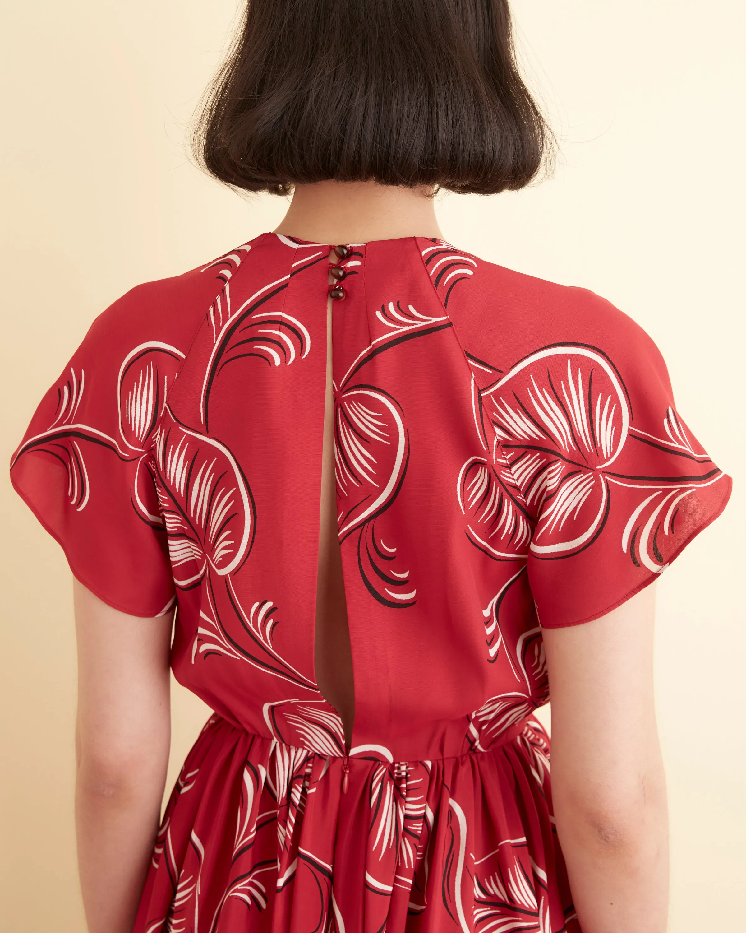 Creeping Begonia Dress sold by BODE product image thumbnail 4