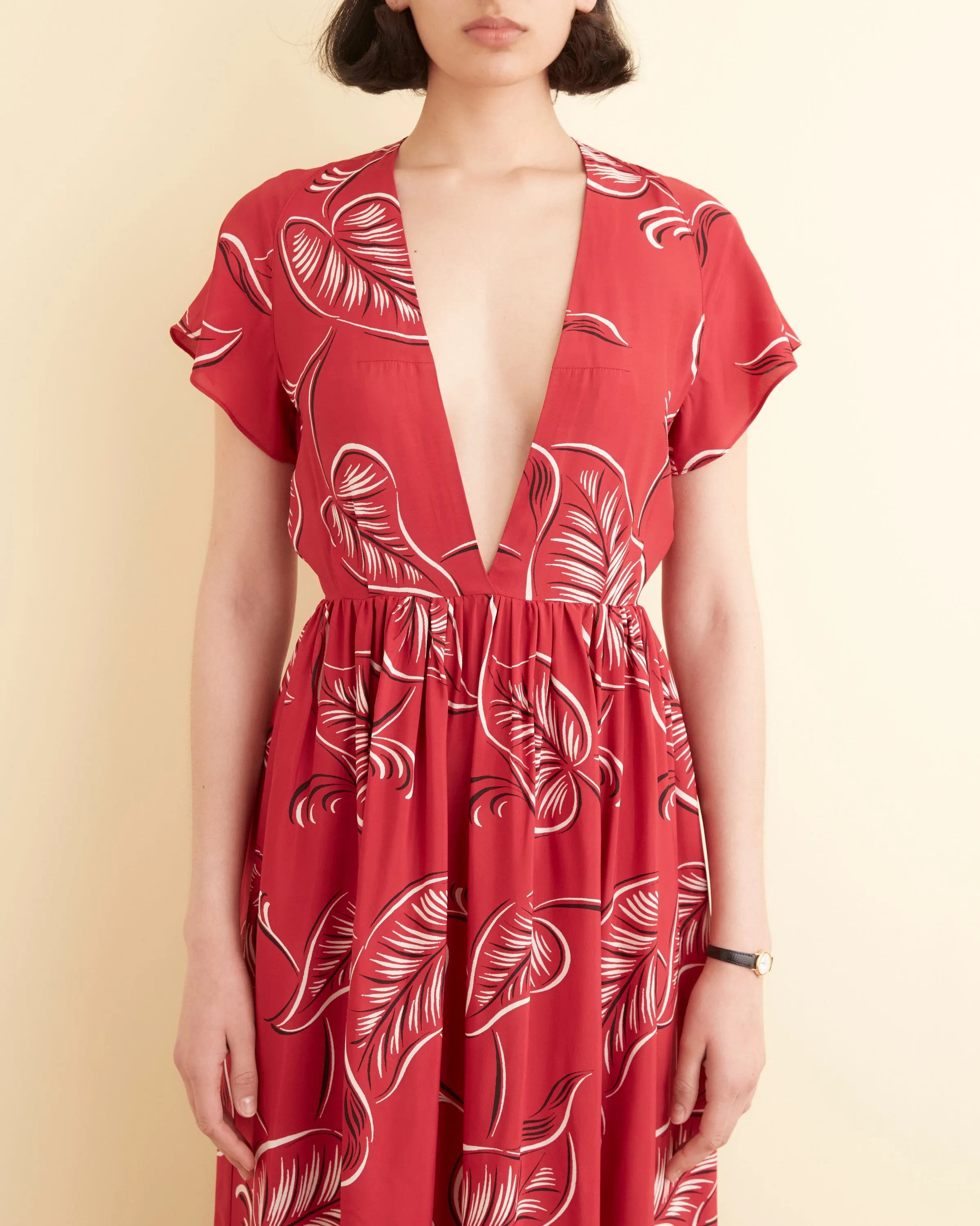 Creeping Begonia Dress sold by BODE product image thumbnail 2