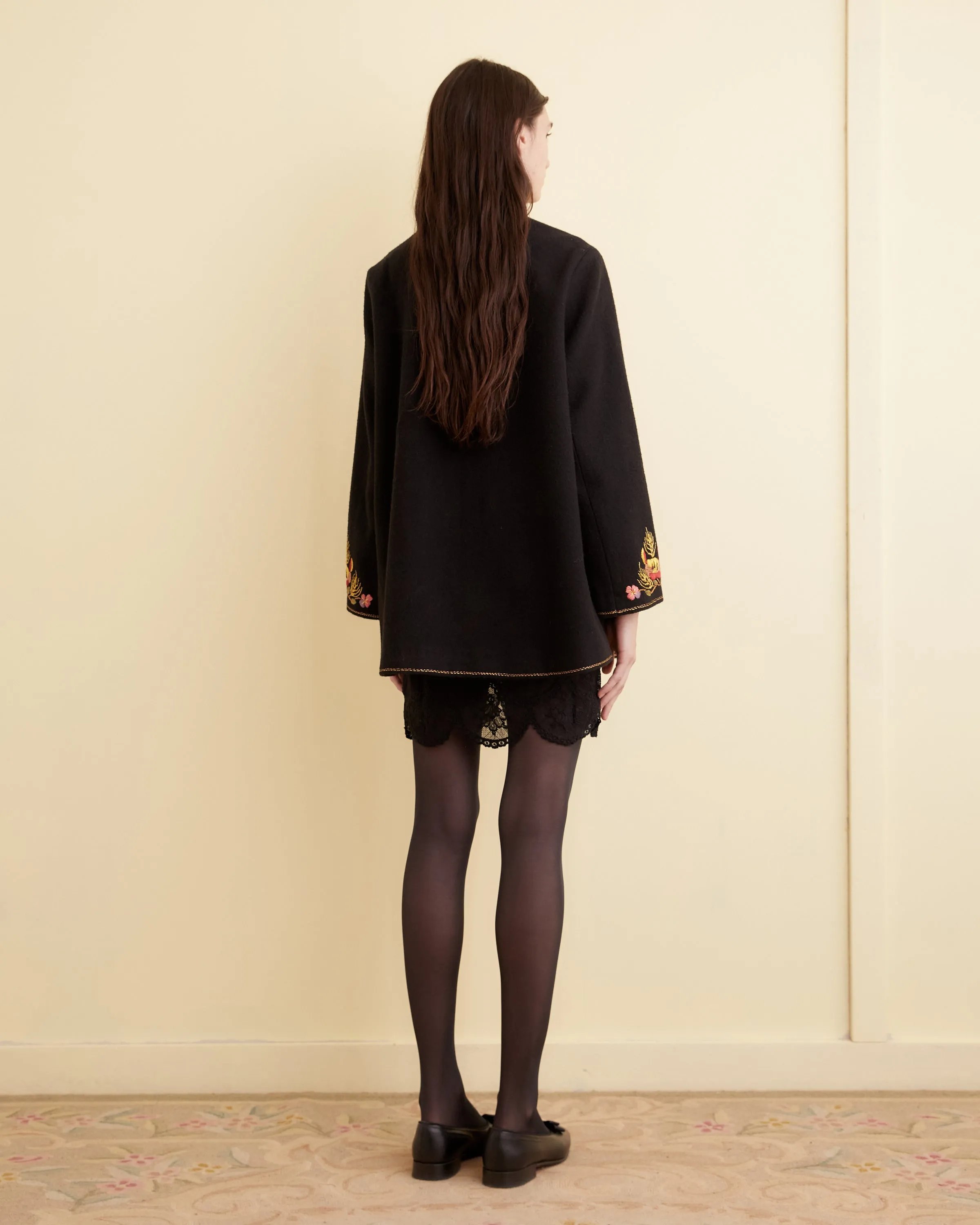 Wheat Poppy Persis Jacket sold by BODE product image thumbnail 3