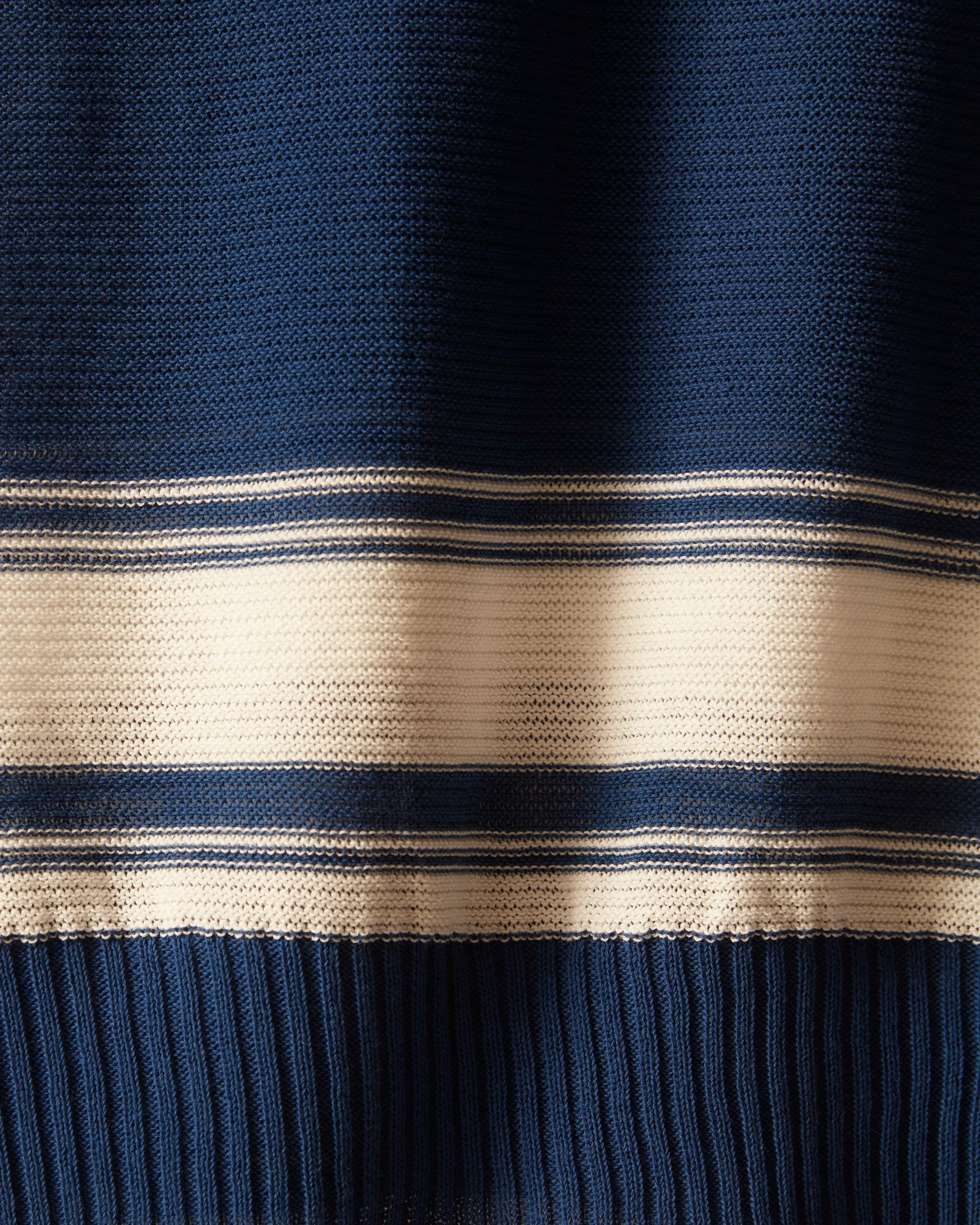 Edge Stripe Polo - Navy sold by BODE product image thumbnail 3