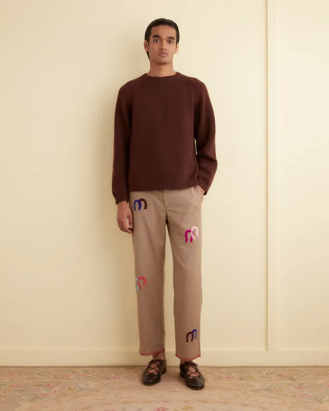 Horseshoe Trousers sold by BODE