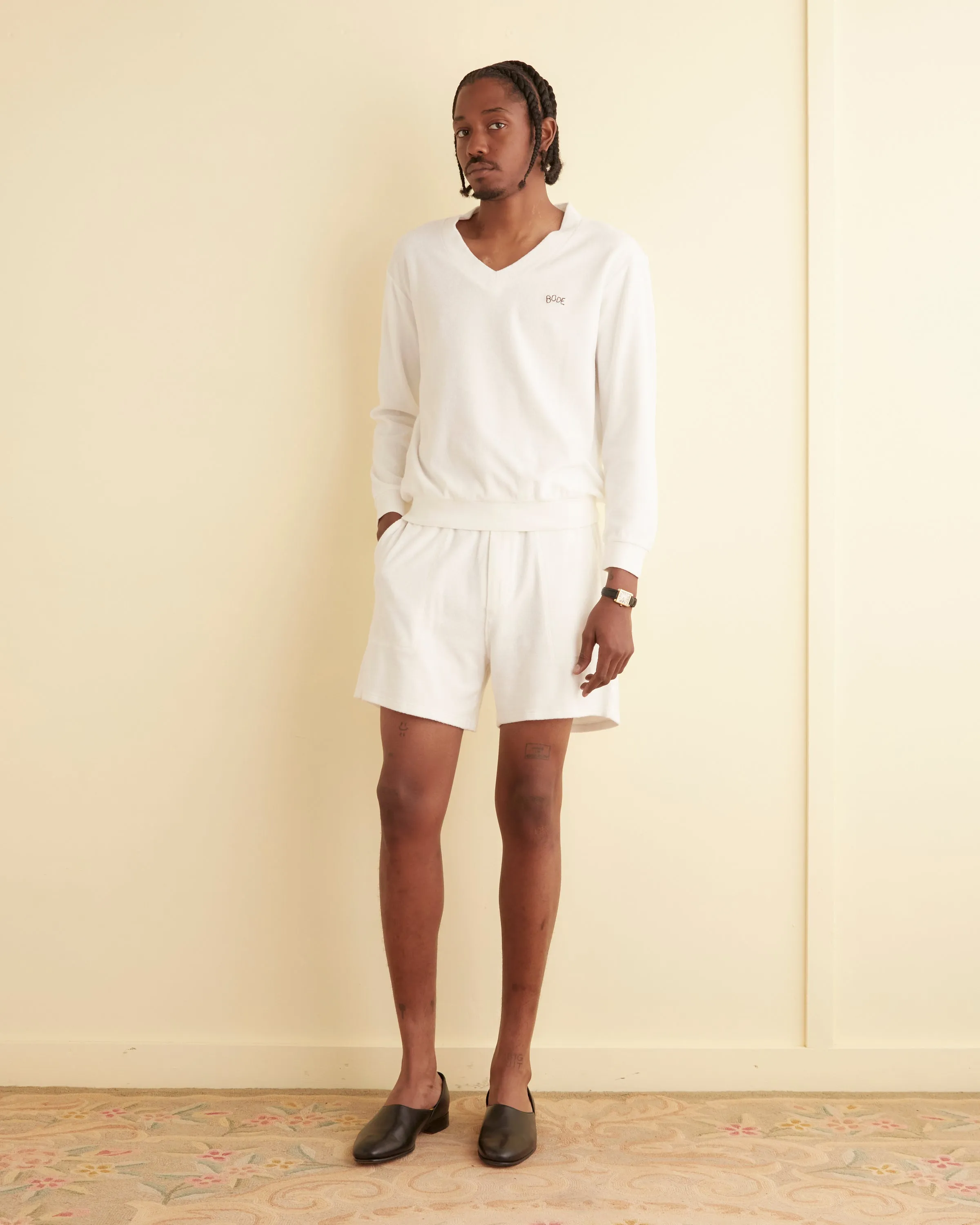 Boston Terry Sweatshorts sold by BODE