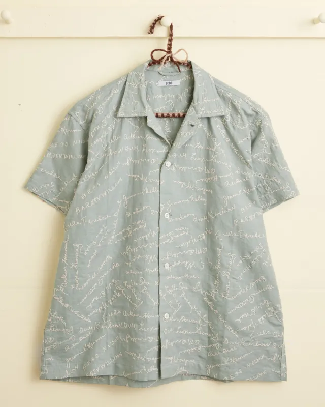 Powder Signature Short Sleeve Shirt sold by BODE