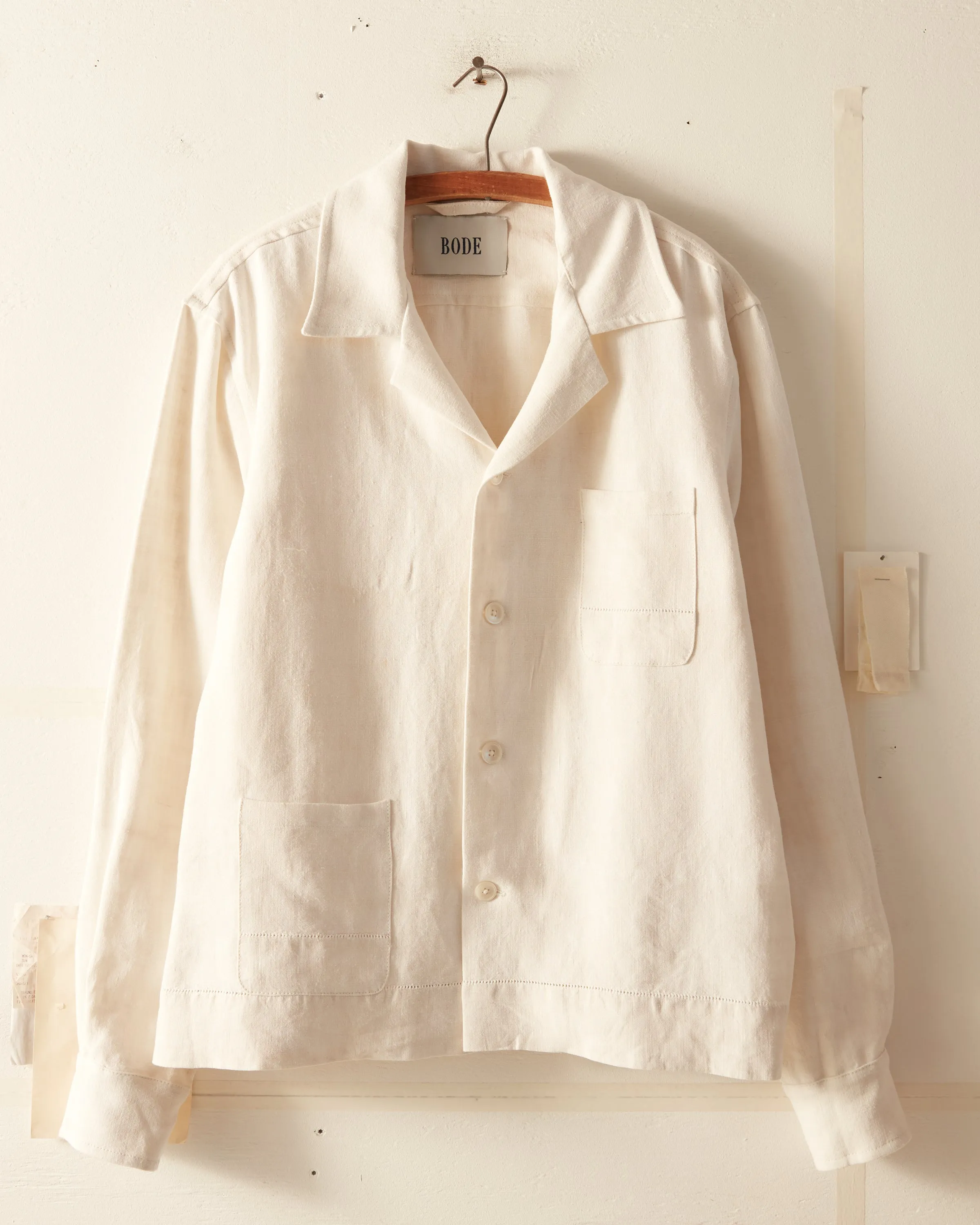 Ladder Egg Shell Shirt sold by BODE