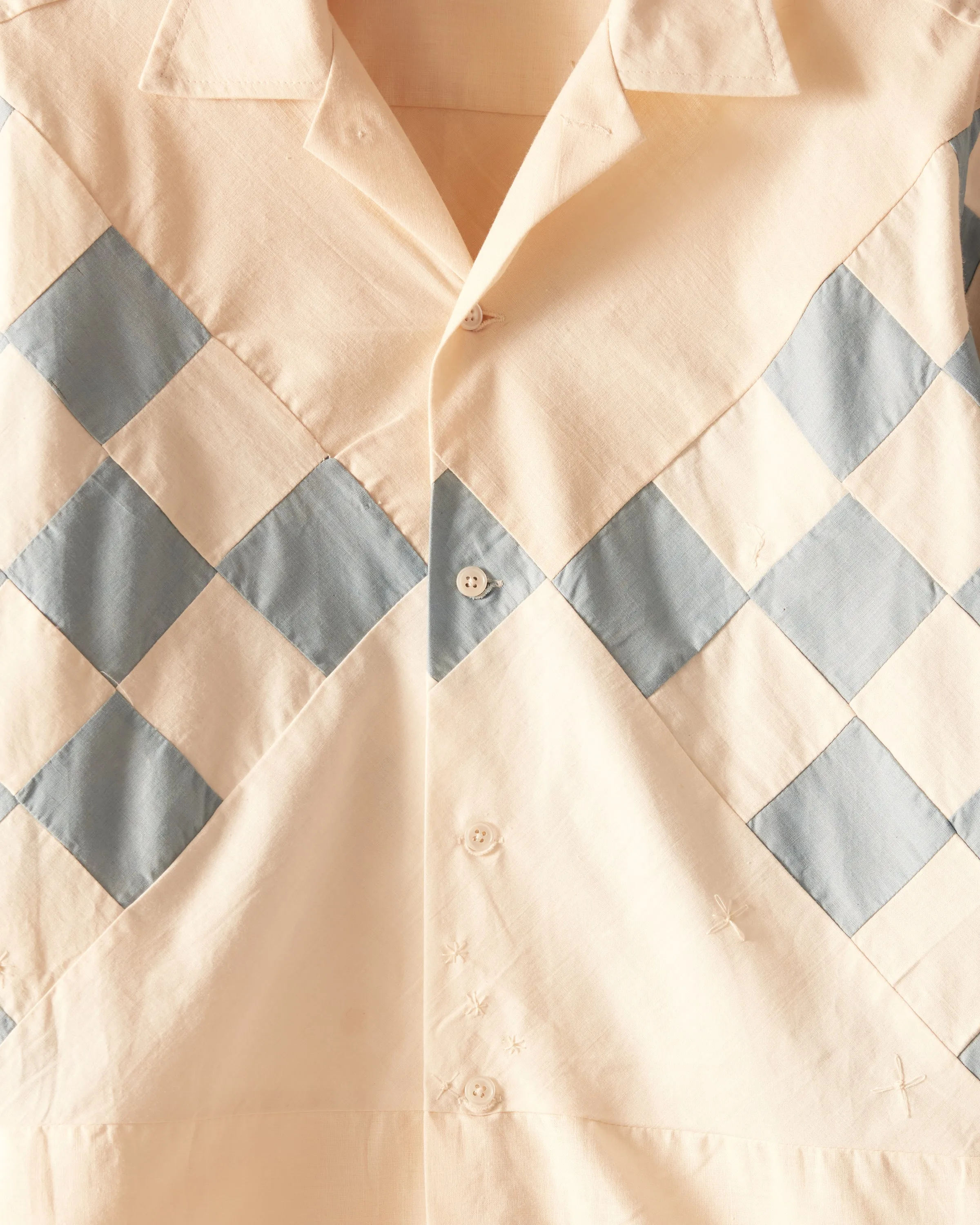 Checkerboard Patch Quilt Shirt - M/L sold by BODE product image thumbnail 3