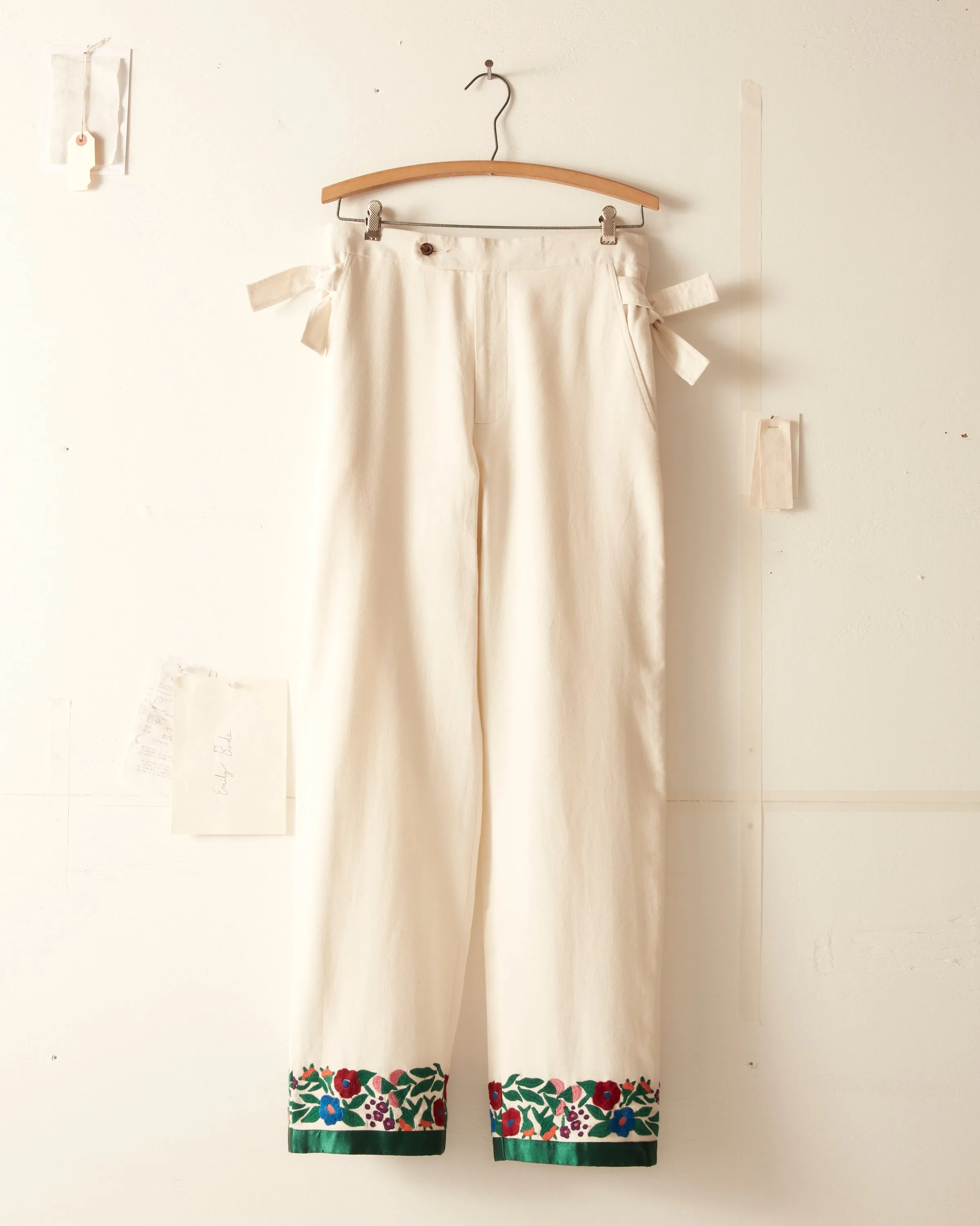 Winter Garden Trousers sold by BODE
