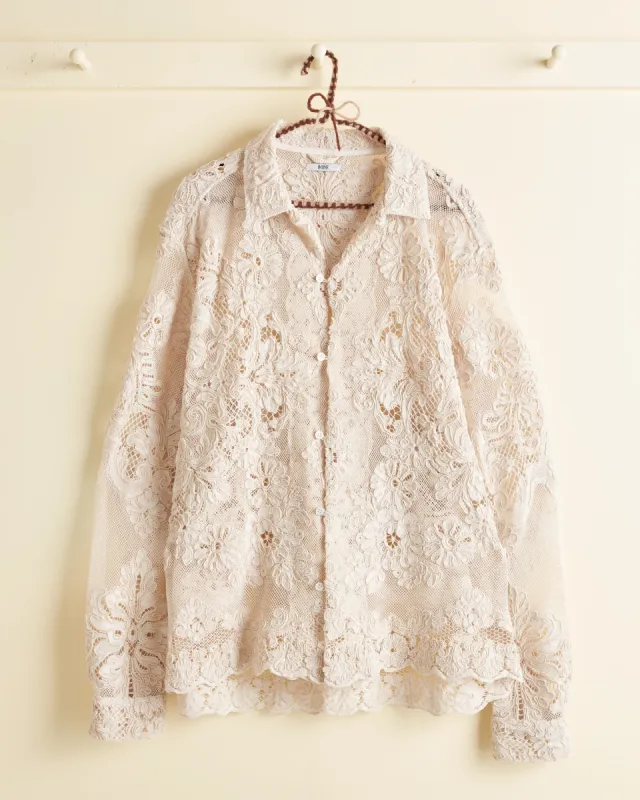 Floral Reef Long Sleeve Shirt - L/XL sold by BODE