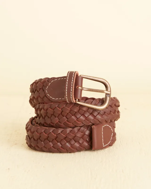 Woven Belt - Brown made by BODE
