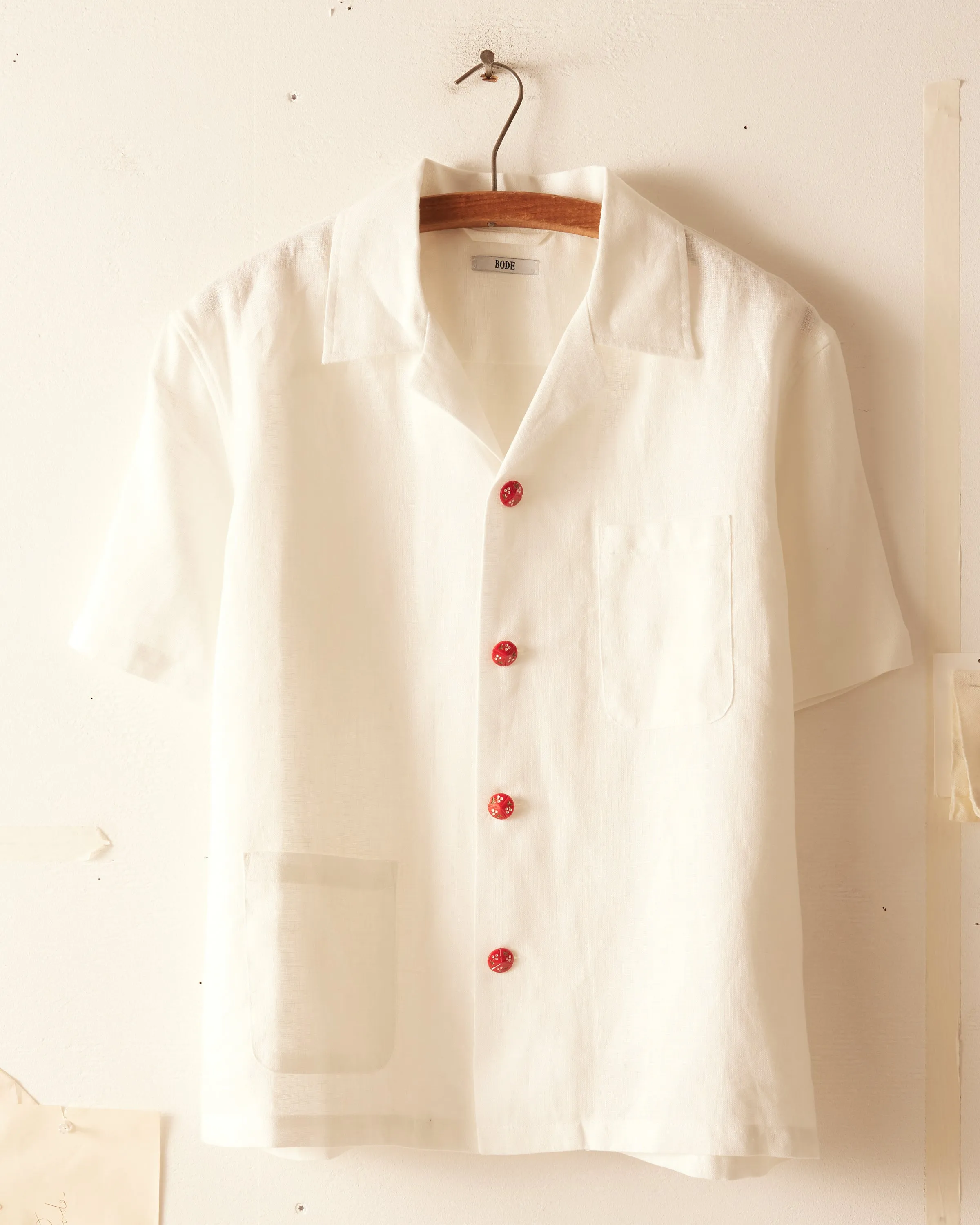 Bulb Flower Button Short Sleeve Shirt sold by BODE