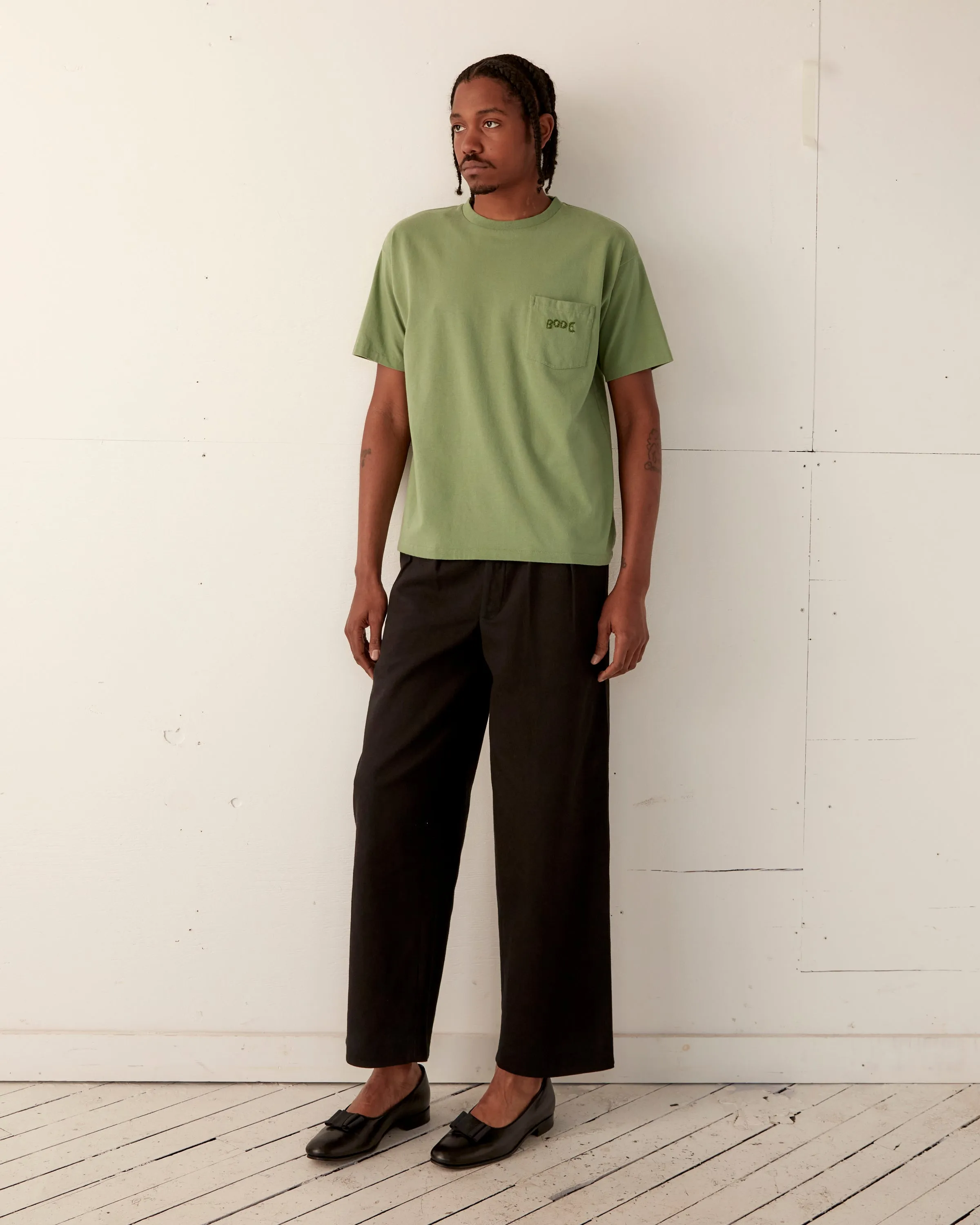 Bode Pocket Tee - Ivy sold by BODE