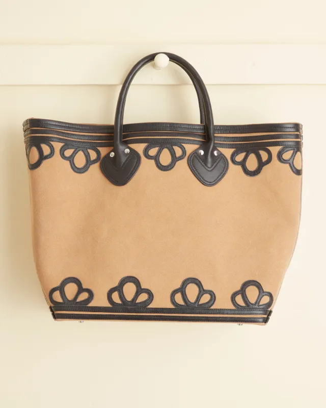Trefoil Tote - Black sold by BODE