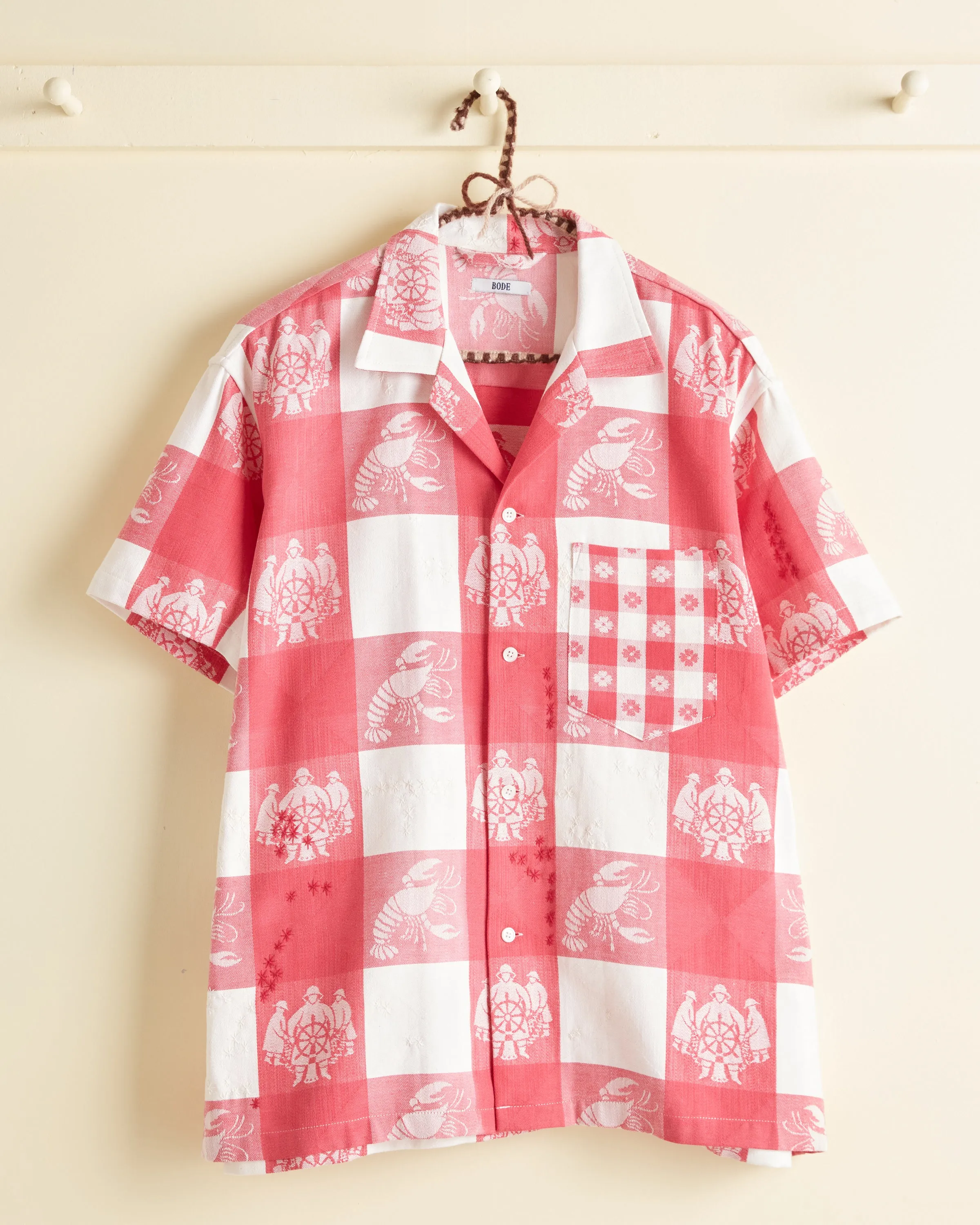 Lobster Catch Short Sleeve Shirt - L/XL sold by BODE