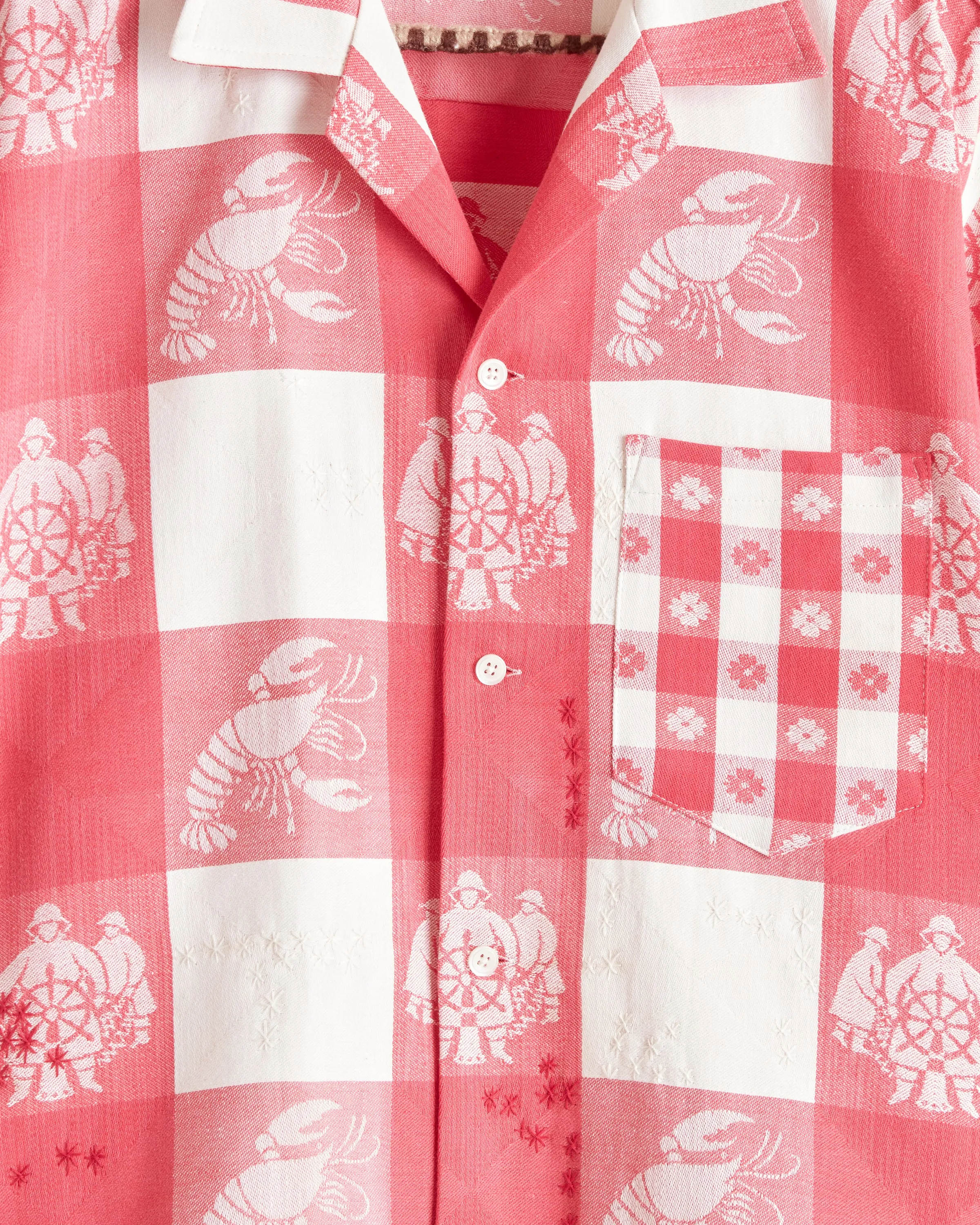 Lobster Catch Short Sleeve Shirt - L/XL sold by BODE product image thumbnail 2