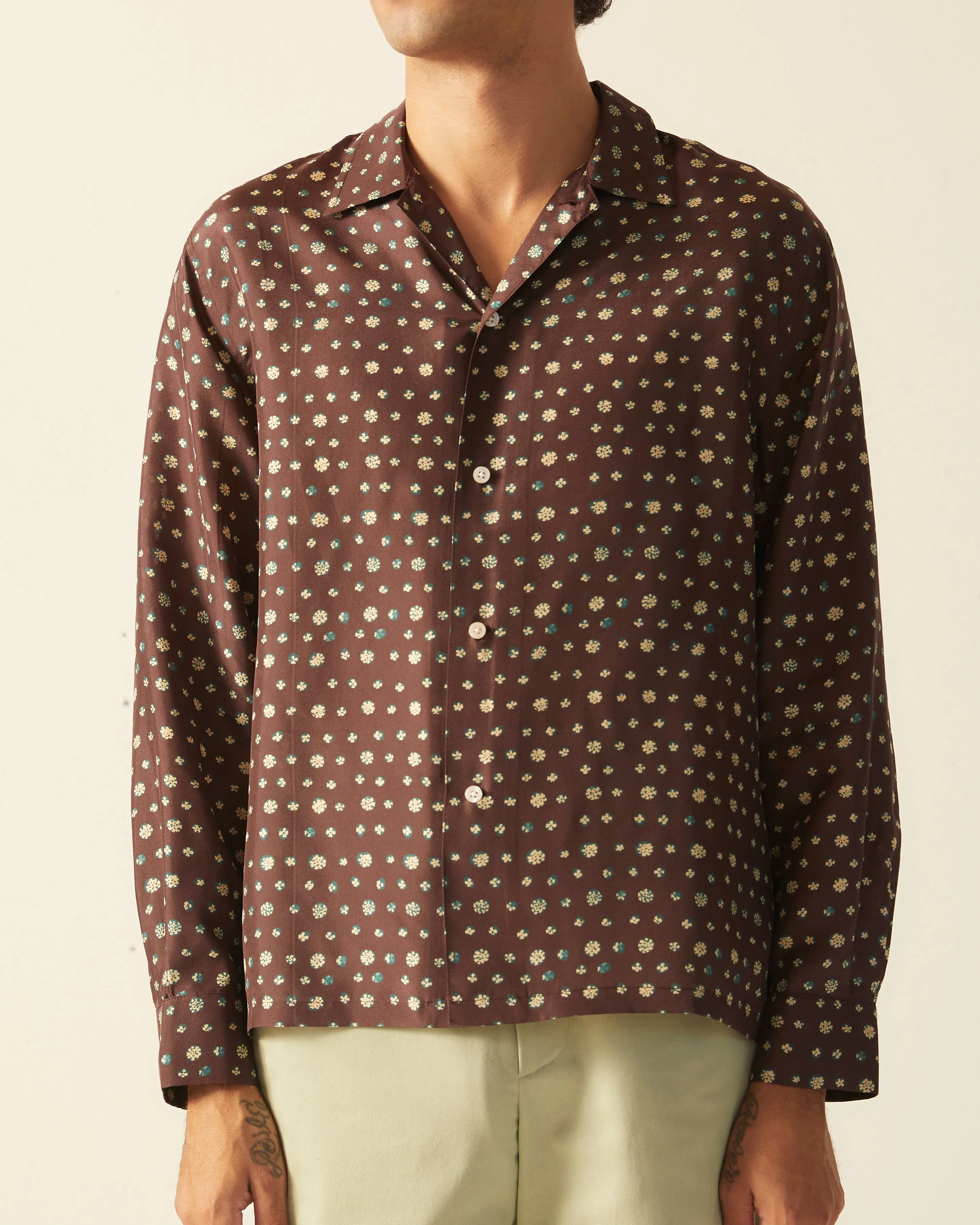 Lobelia Long Sleeve Shirt sold by BODE product image thumbnail 2