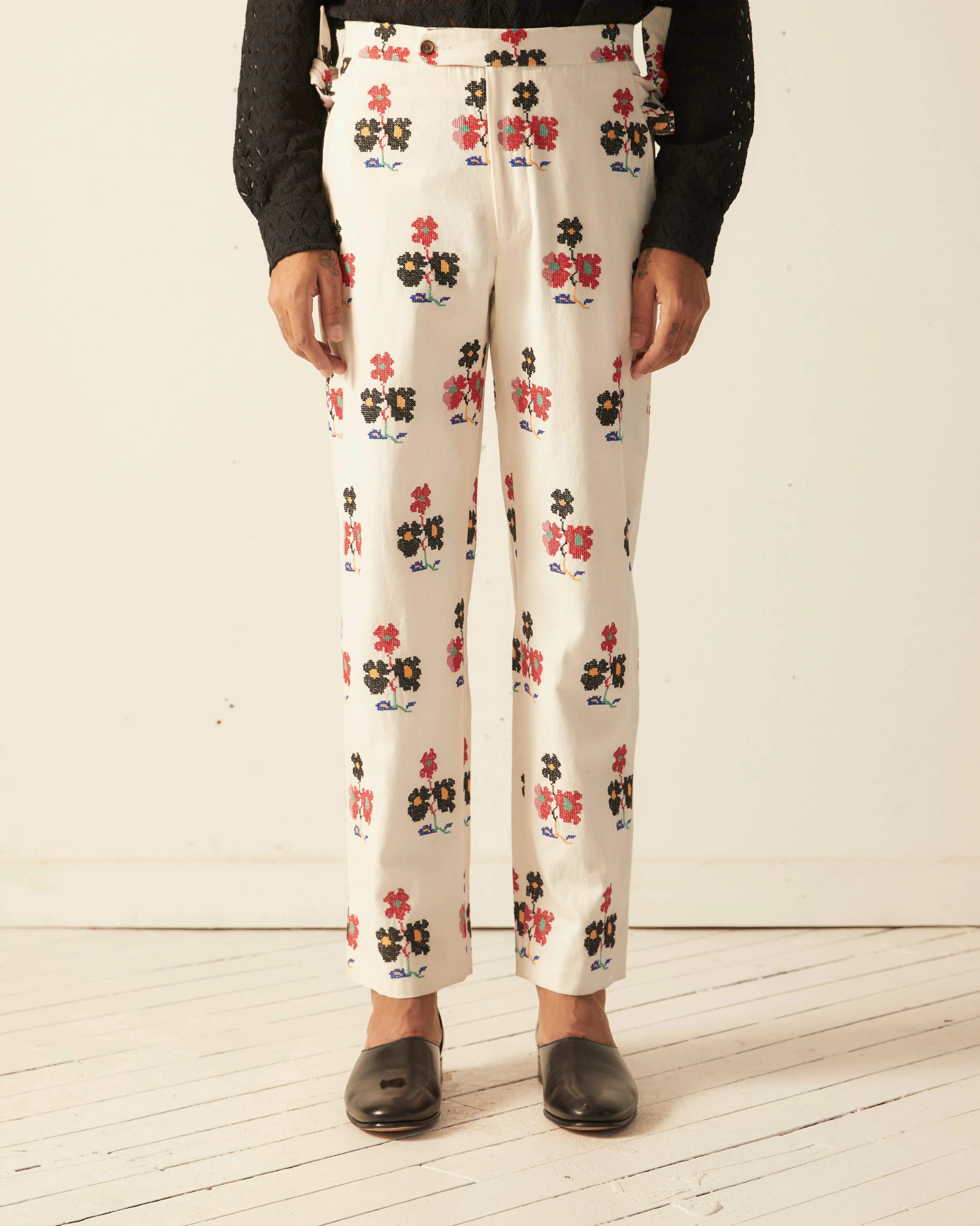 Daisy Sprig Trousers sold by BODE product image thumbnail 2