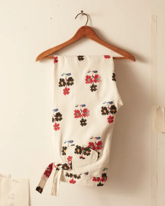 Daisy Sprig Trousers made by BODE