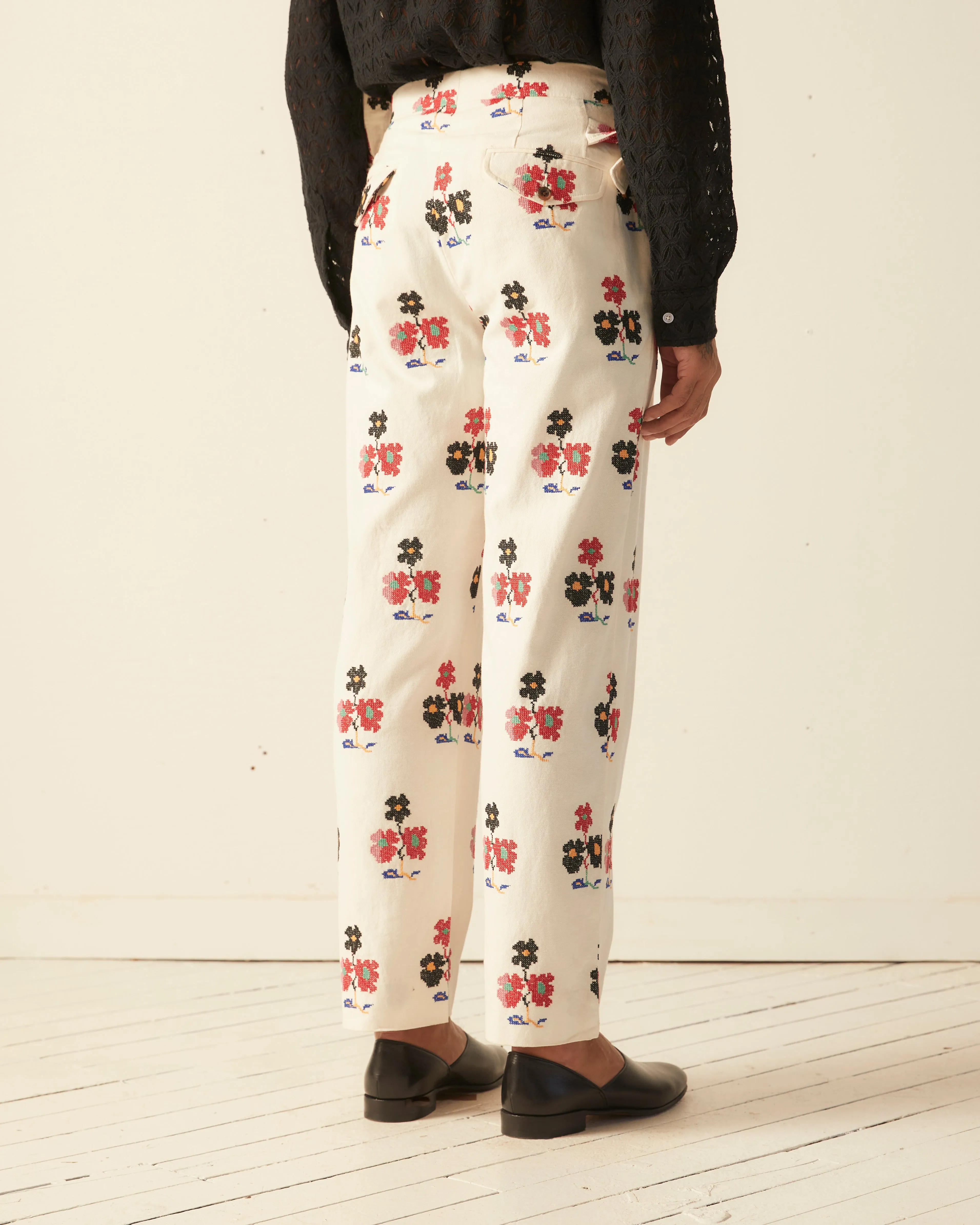 Daisy Sprig Trousers sold by BODE product image thumbnail 4