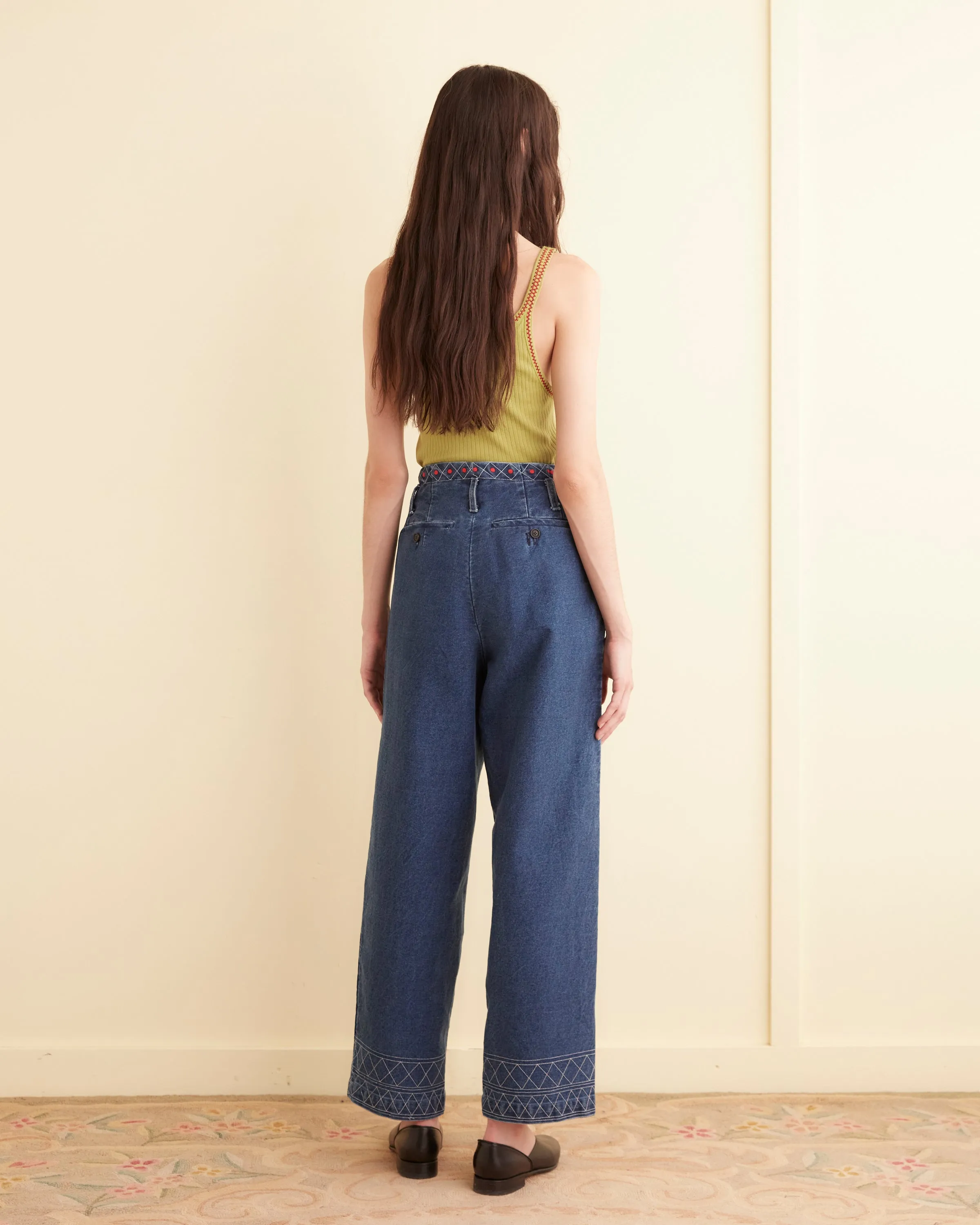 Beaded Dahlia Tank sold by BODE product image thumbnail 3